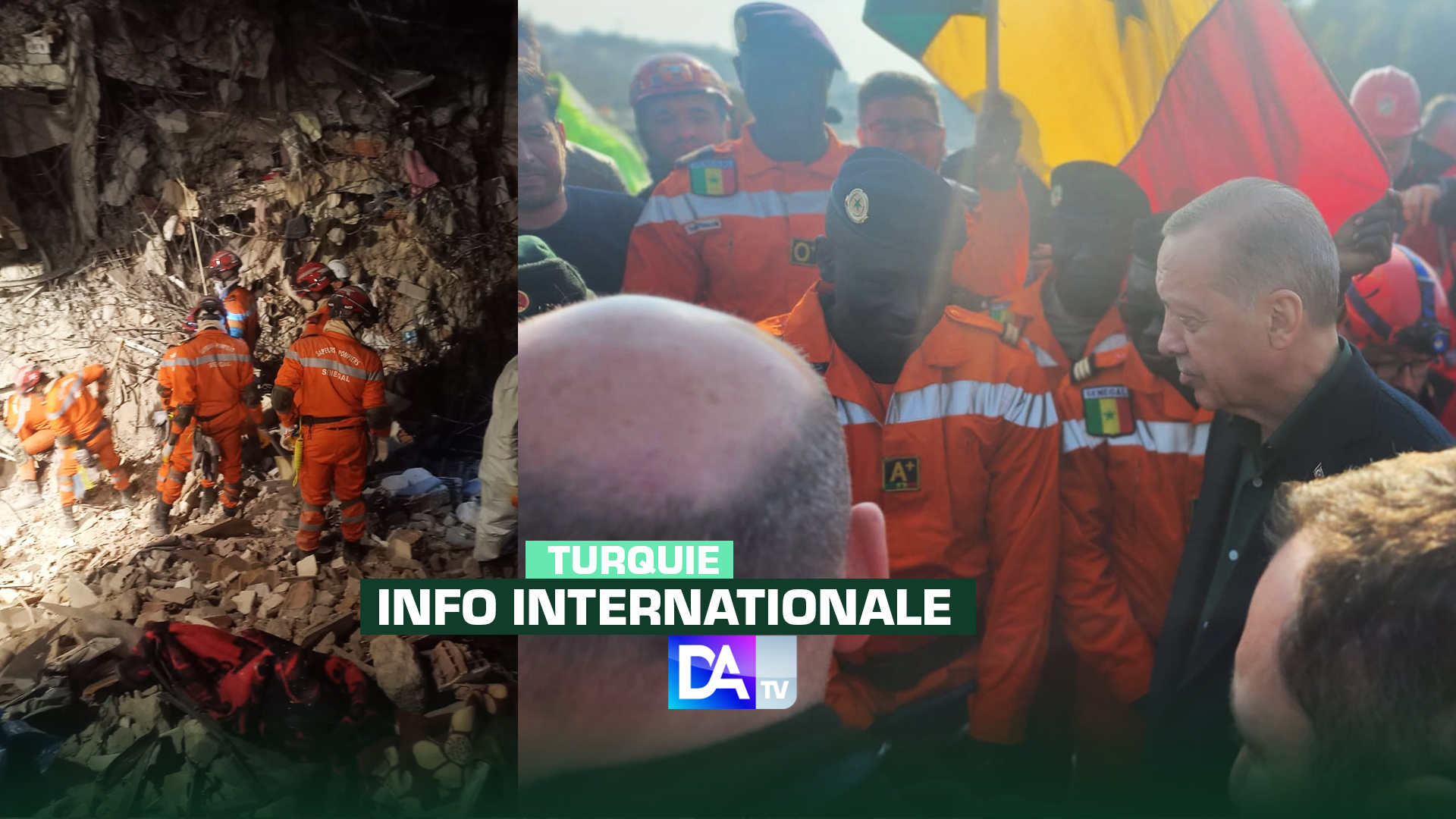 Déploiement d'une équipe de sauvetage en Turquie : Le Président Erdogan reconnaissant au Sénégal