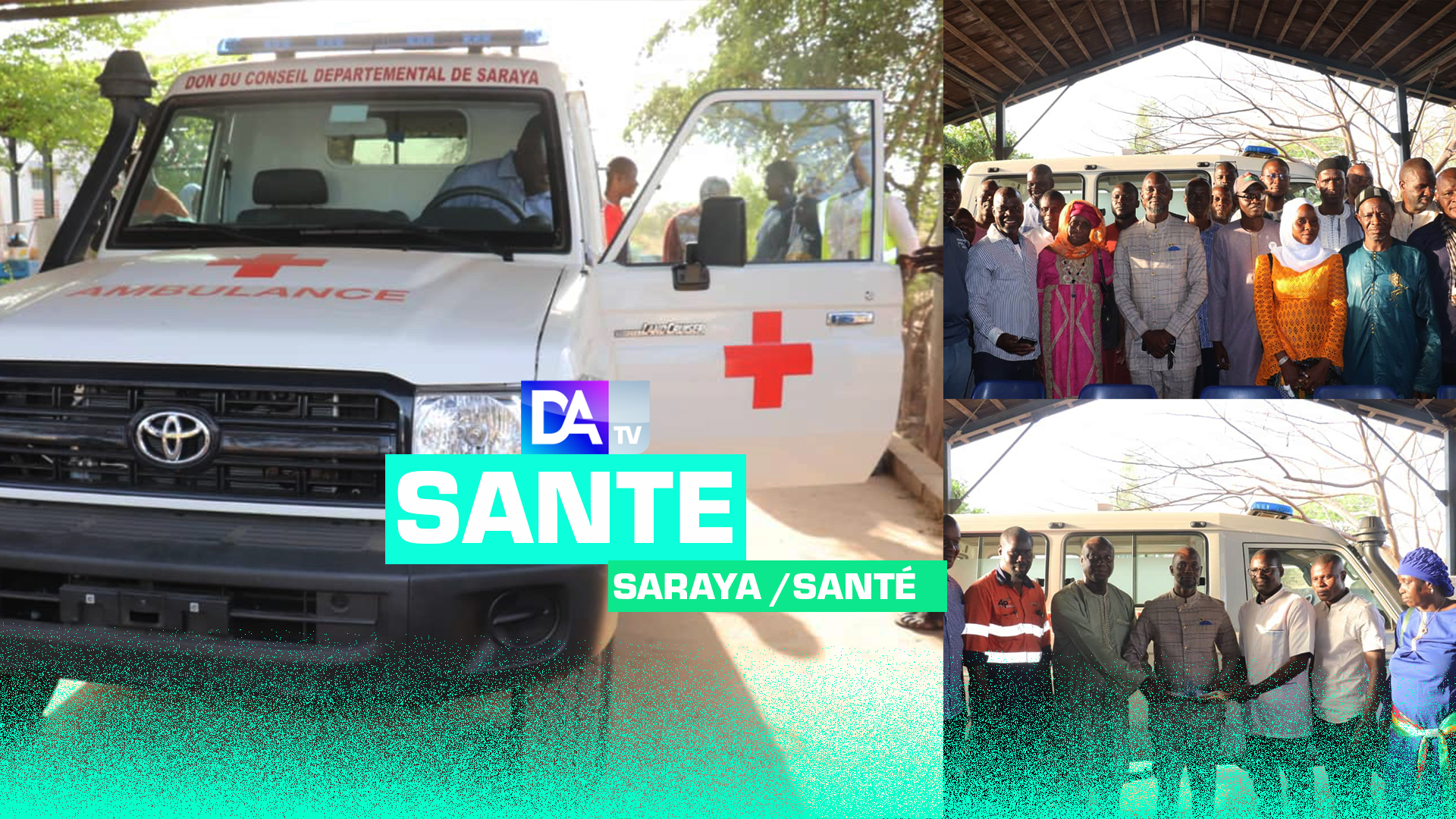 SARAYA / SANTÉ : le Conseil départemental, appuyé par la SGO, offre une ambulance d’une valeur de 35 millions.