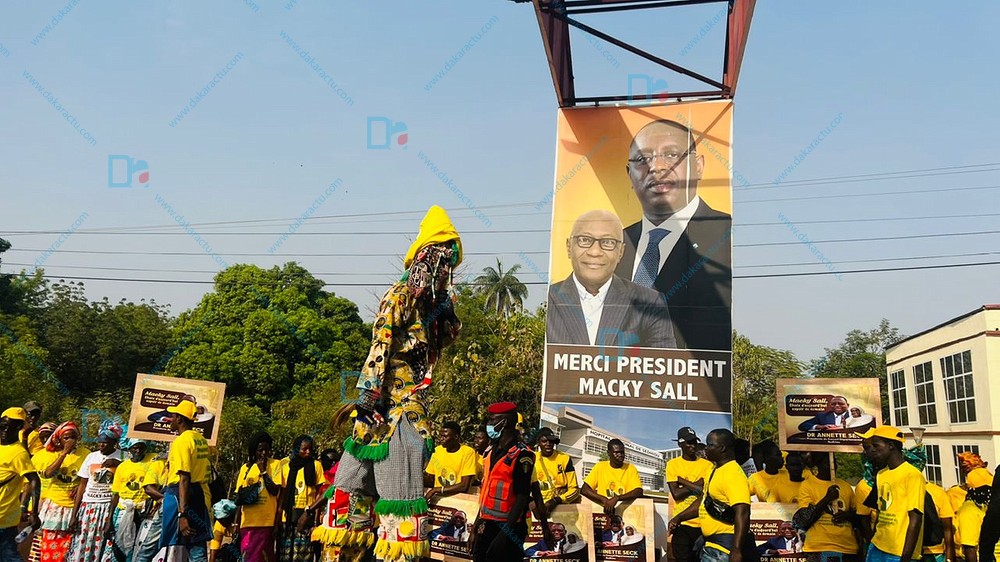 Sédhiou : Un accueil chaleureux réservé au président de la République Macky Sall