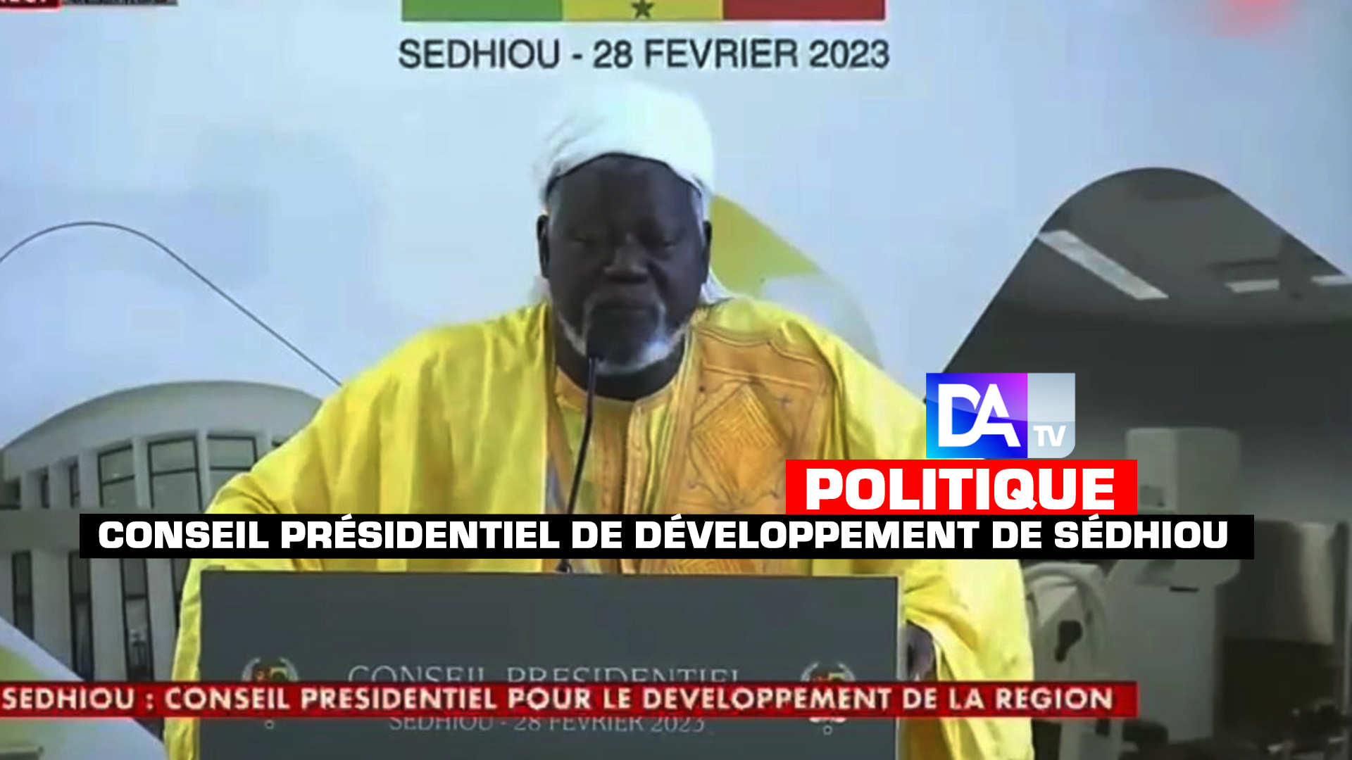 Conseil présidentiel pour le développement de la région: L'imam de Sédhiou adoube le président Macky Sall et délivre son satisfecit pour la réalisation du pont de Farafégné
