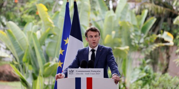 Macron proclame de Libreville la fin de la Françafrique