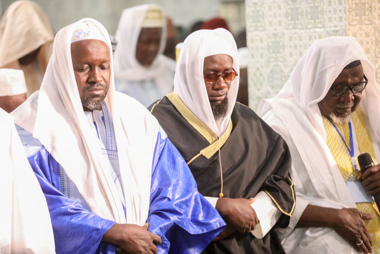 [ IMAGES ] Prière inaugurale à la grande mosquée de Sédhiou : Les mots de remerciements de l’Imam Boubacar Dramé au Président Macky Sall