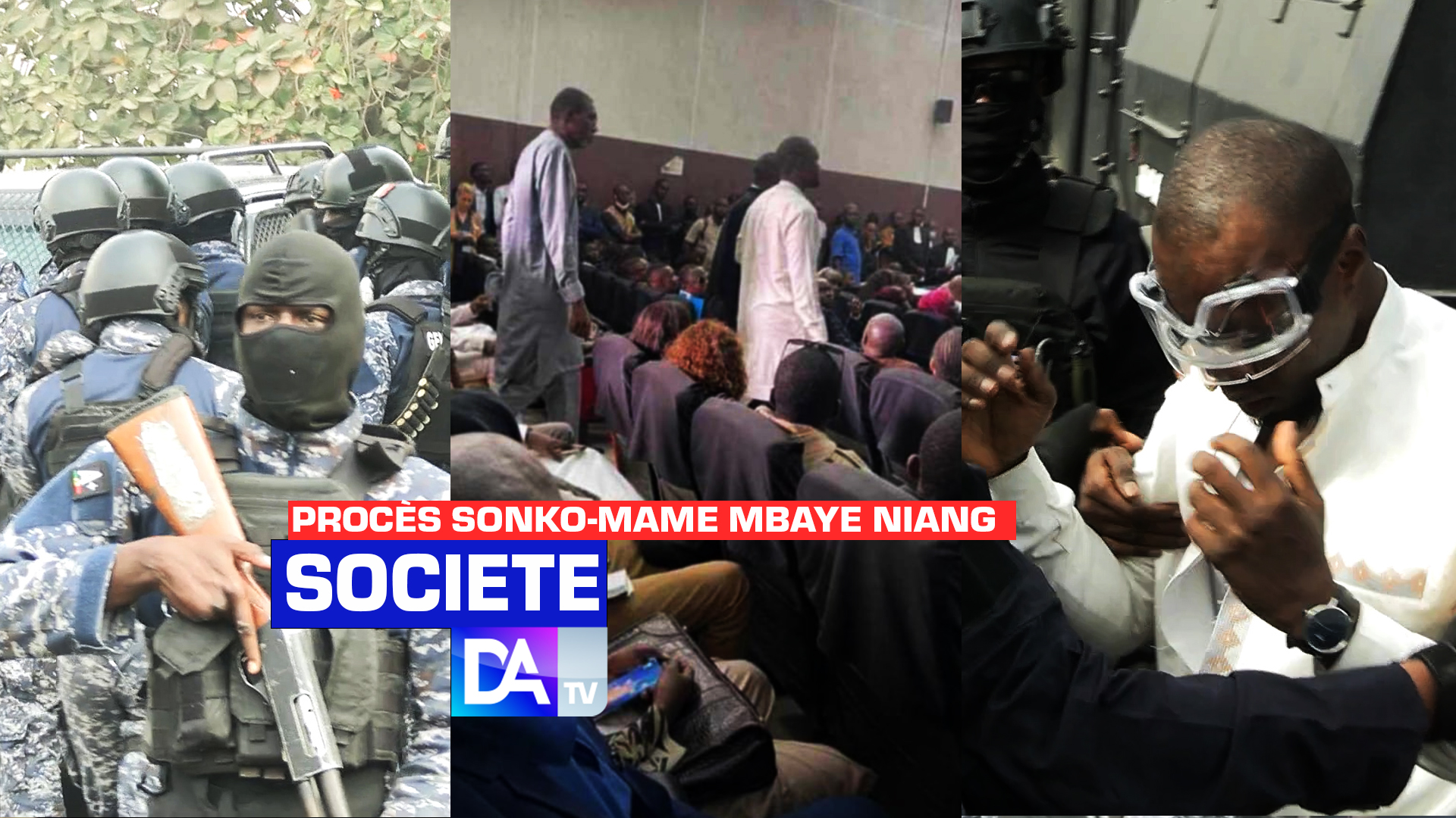 Procès Sonko-Mame Mbaye Niang : un procès sous haute tension rythmé par une guérilla urbaine