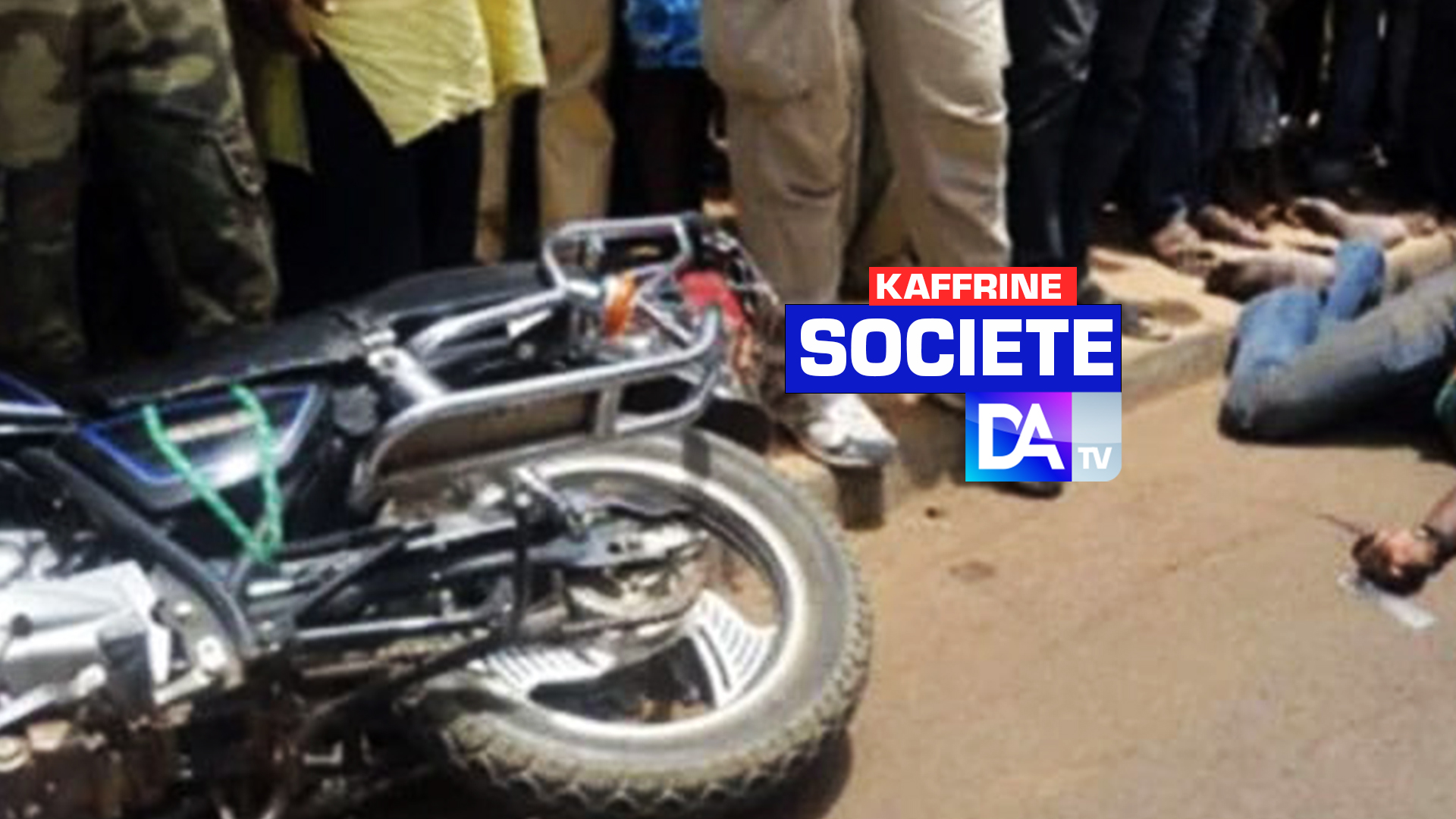 Accident de la circulation à Kaffrine : Une  dame périt dans une collision entre une moto et un camion.