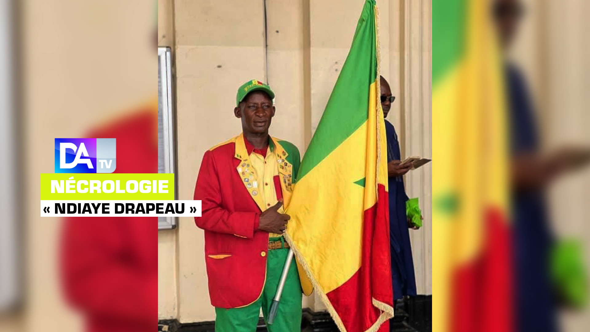 Disparition : Le célèbre porte-drapeau de l’équipe nationale du Sénégal, « Ndiaye drapeau » est décédé…
