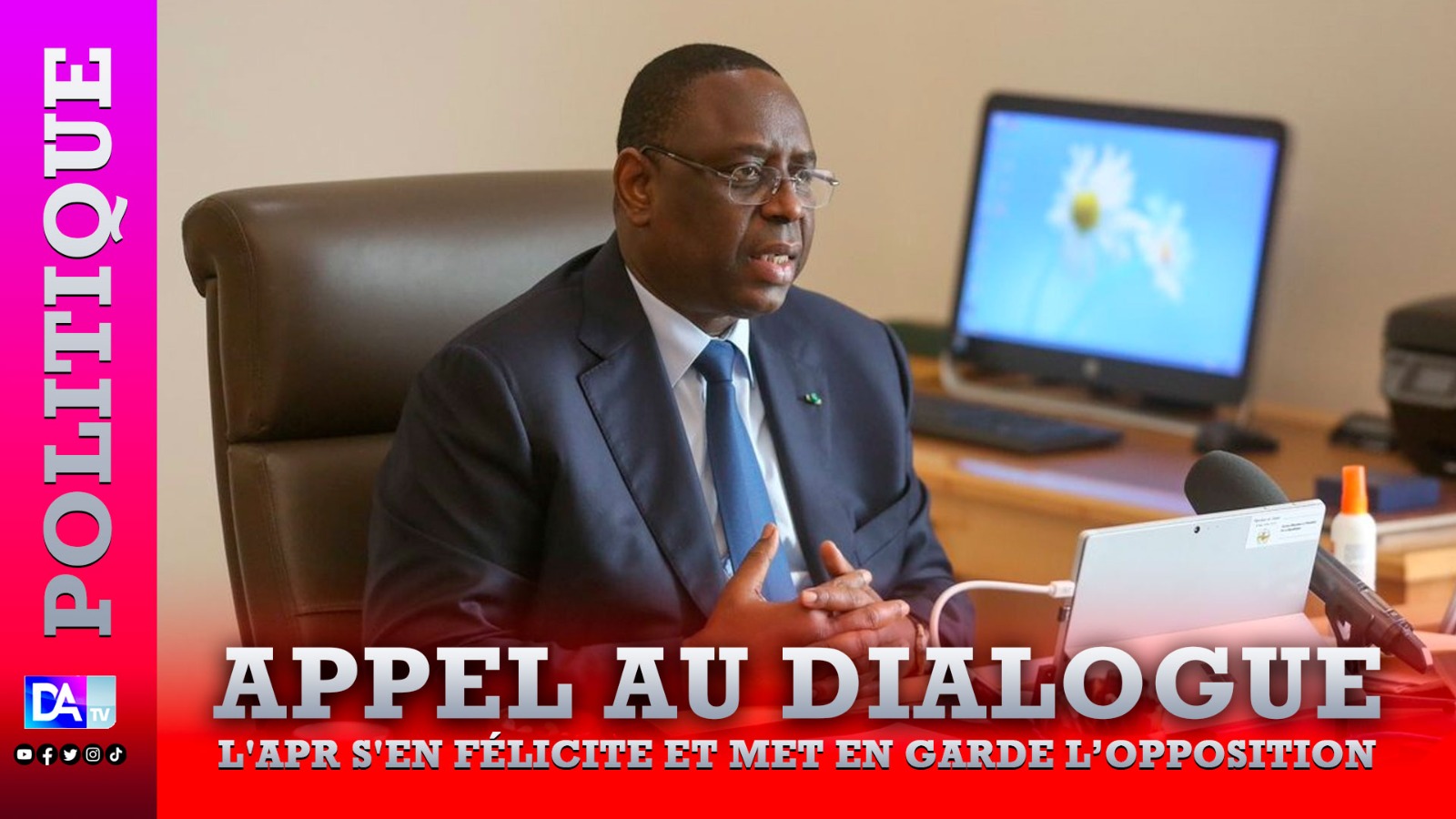 Appel au dialogue lancé par le Président Macky Sall : L'Apr s'en félicite et met en garde l’opposition contre toute tentative de le dévoyer