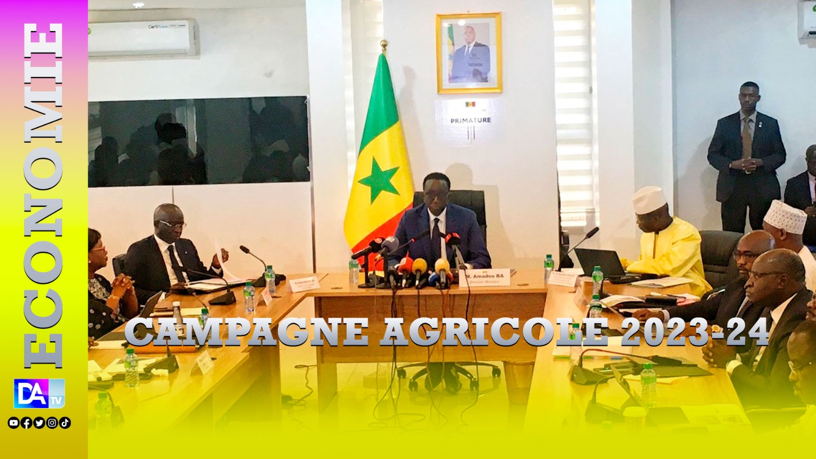​Campagne agricole 2023-24: un conseil interministériel en cours sur les 100 milliards FCFA de financements et les efforts exceptionnels