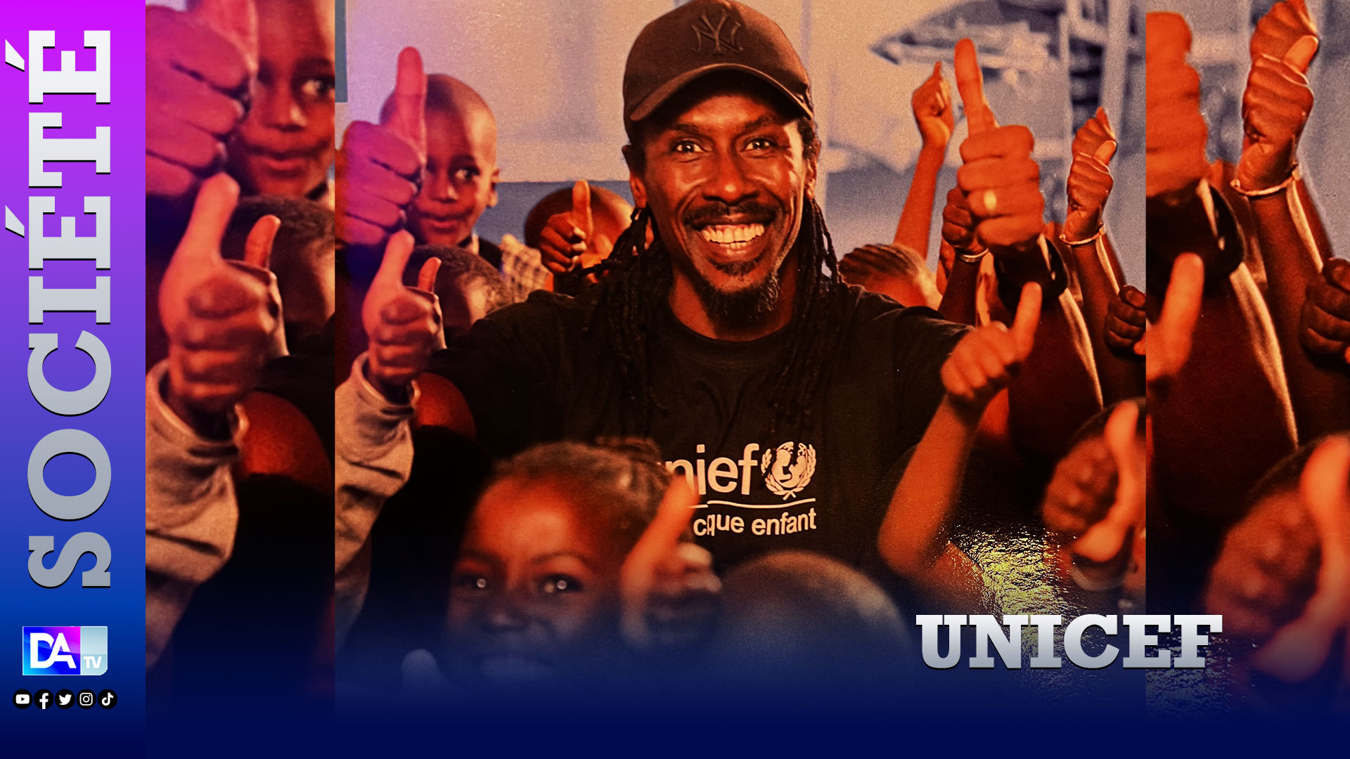 Partenariat : Désigné ambassadeur national de l'UNICEF, Aliou Cissé enfile son costume de défenseur des droits de l’enfant