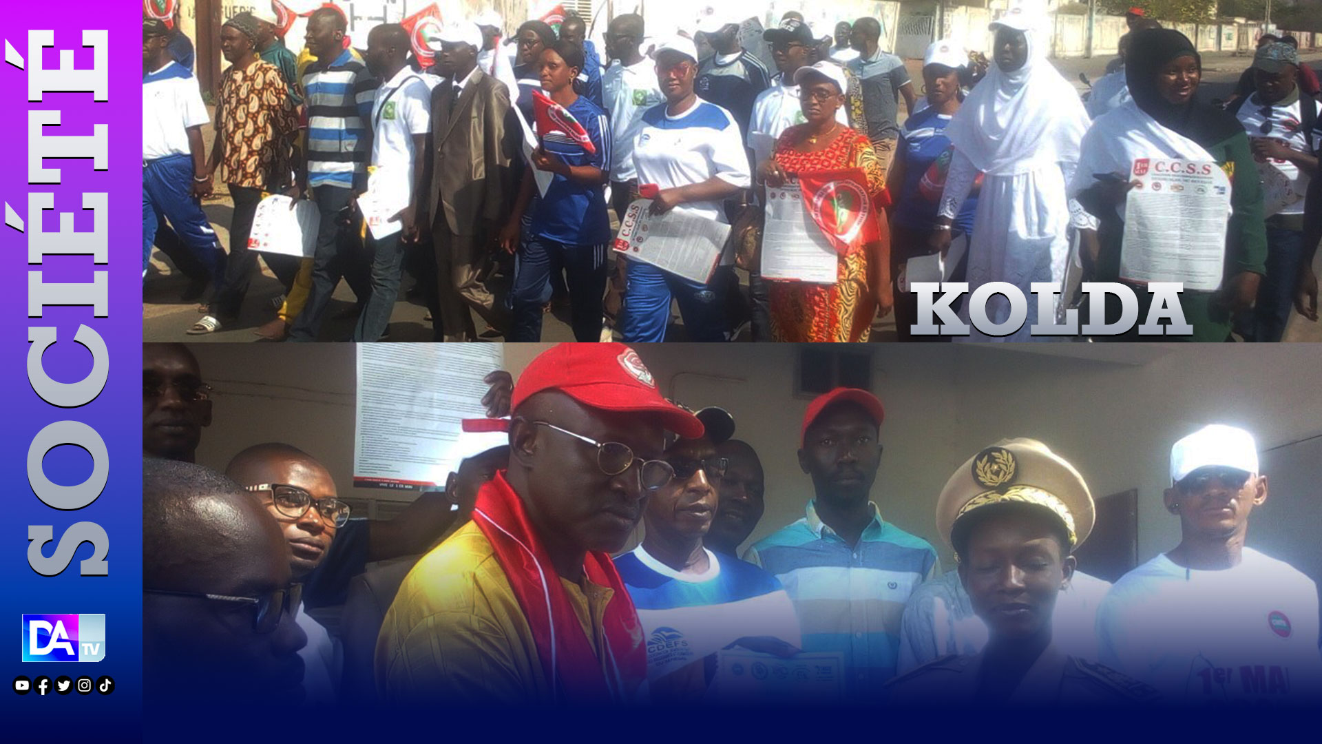 Fête du premier mai à Kolda : le respect des accords avec les travailleurs de l’hopital régional et des collectivités territoriales au menu des doléances…