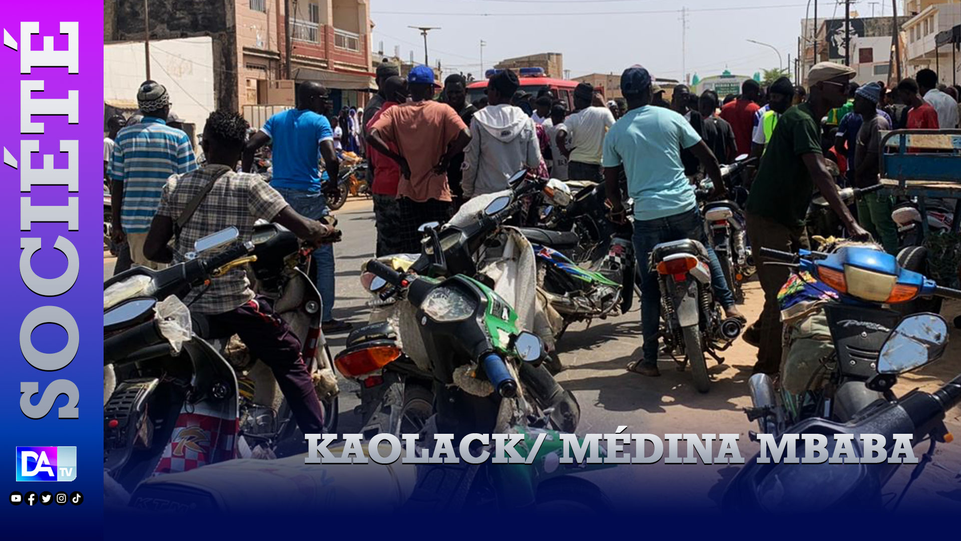 Kaolack/ Médina Mbaba: Une fillette décède dans une collision entre deux motos, une Jakarta et une routière