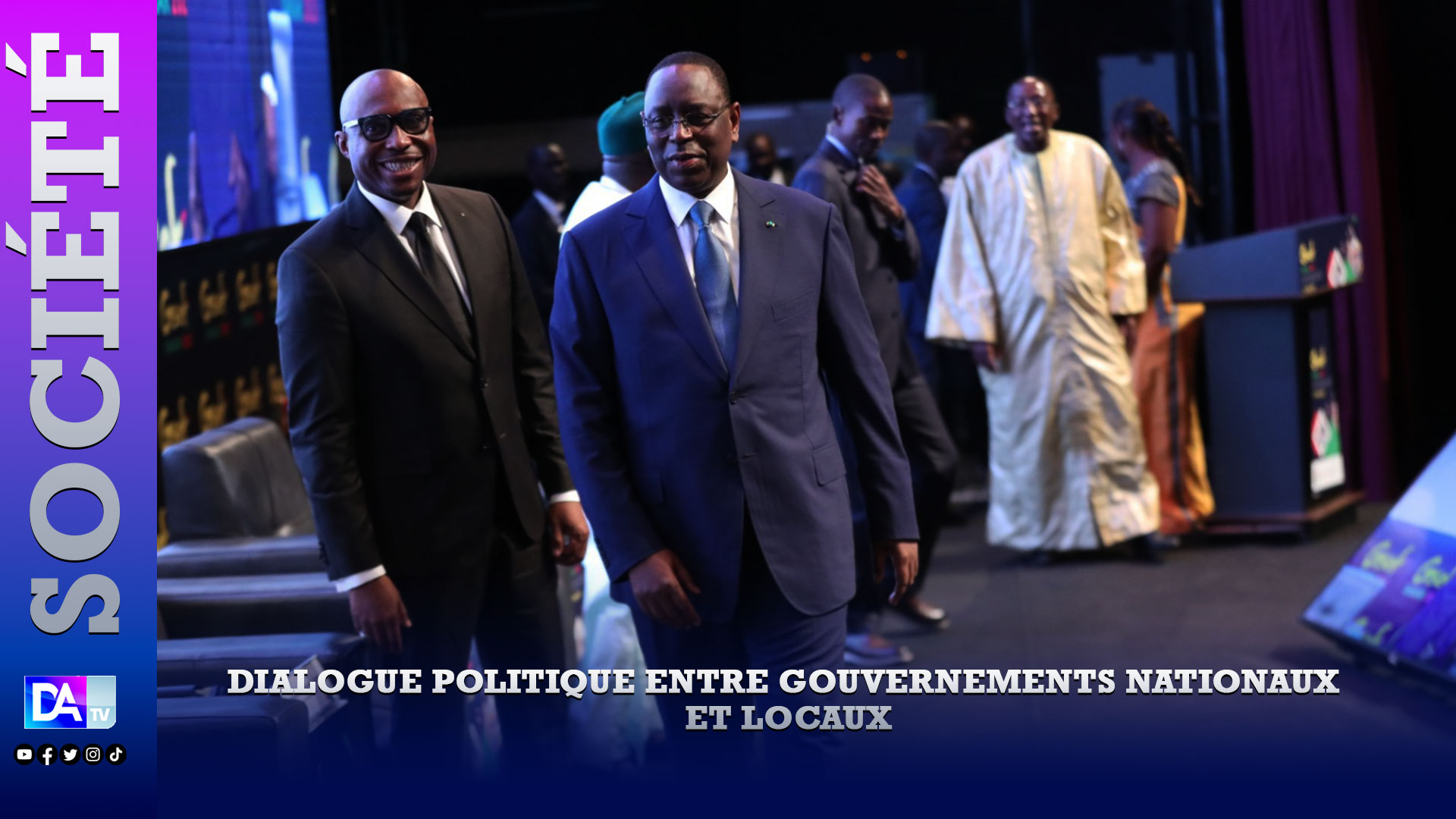 Dialogue politique entre gouvernements nationaux et locaux: "  l’État ne peut tout faire à lui seul ; mais sans lui, ses démembrements ne pourraient rien faire"( Macky Sall).