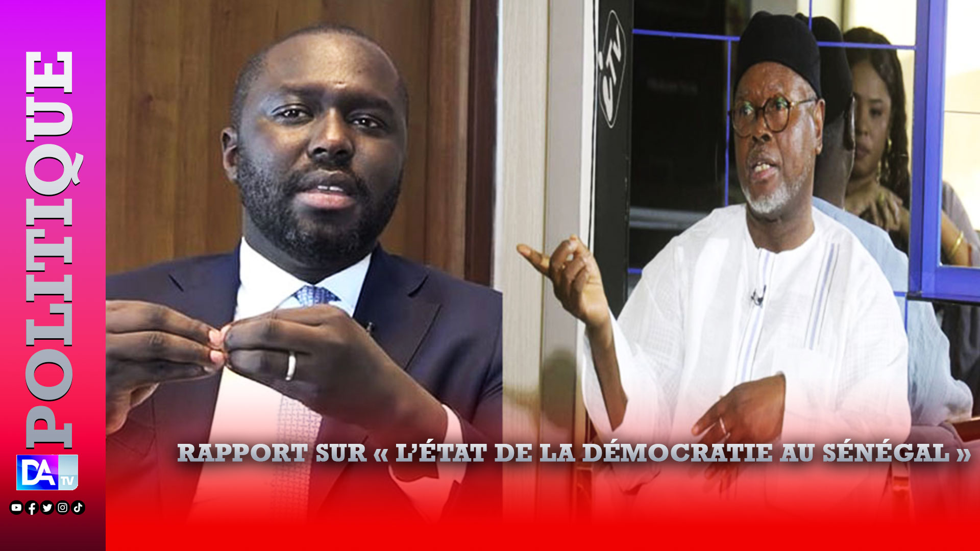 Rapport sur « l’état de la démocratie au Sénégal » : Karim Fofana fait une remarque, Alioune Tine esquive...