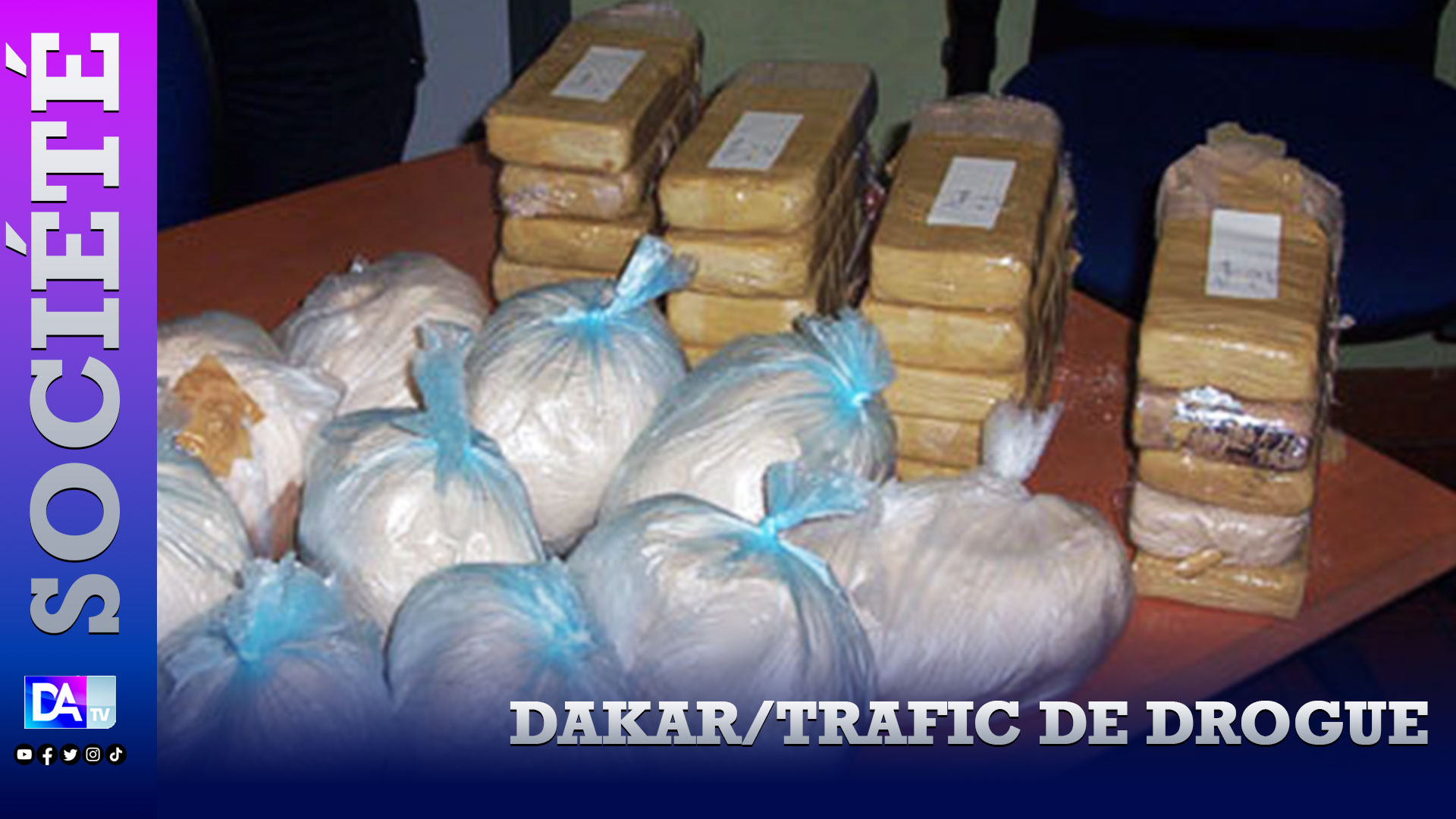 Dakar/Trafic de drogue : 06 kg de  cocaïne, 80 millions de FCFA, 02 véhicules et 02 grosses motos saisis. .