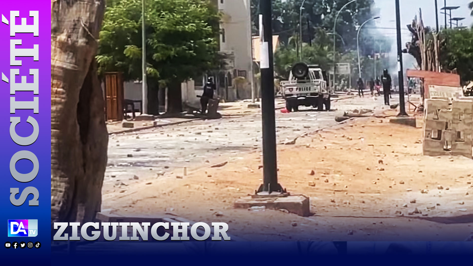 Affrontements à Ziguinchor : deux blessés notés du camp des jeunes d'Ousmane Sonko
