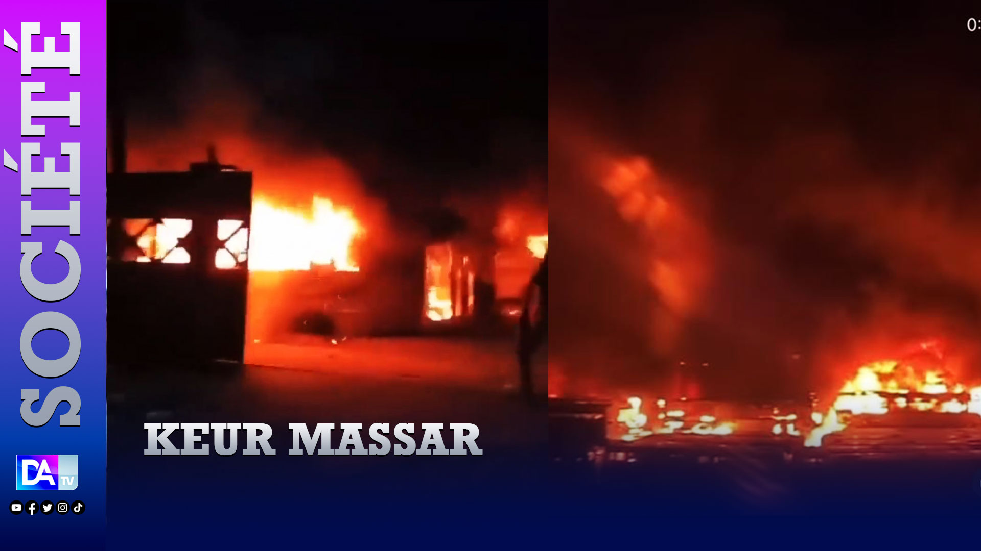 Keur Massar: plusieurs bus en panne de Dakar Dem Dikk incendiés