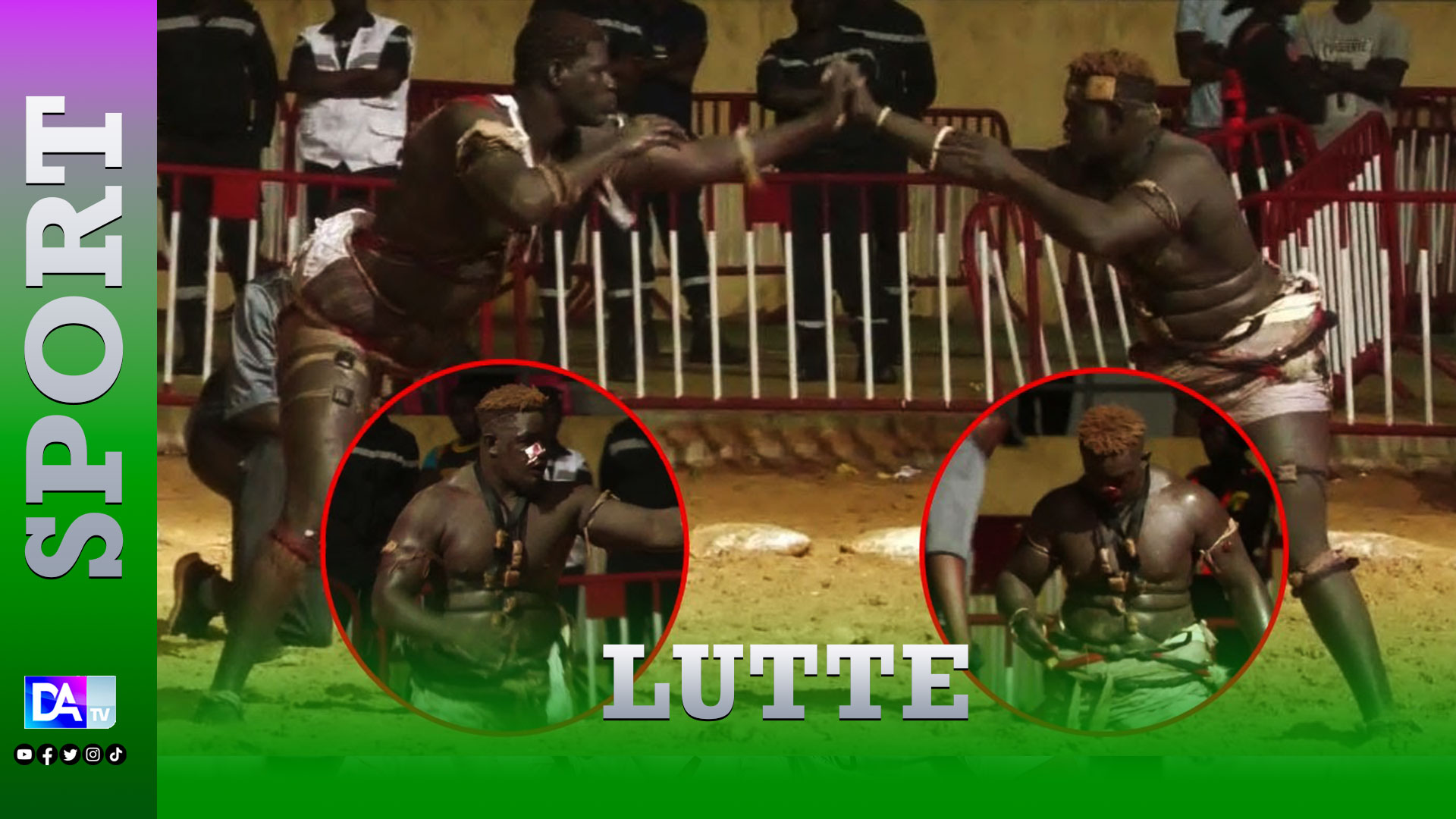 Lutte : À l’issue dun combat de « bouchers », Alboury déclaré vainqueur sur Diarra 2…