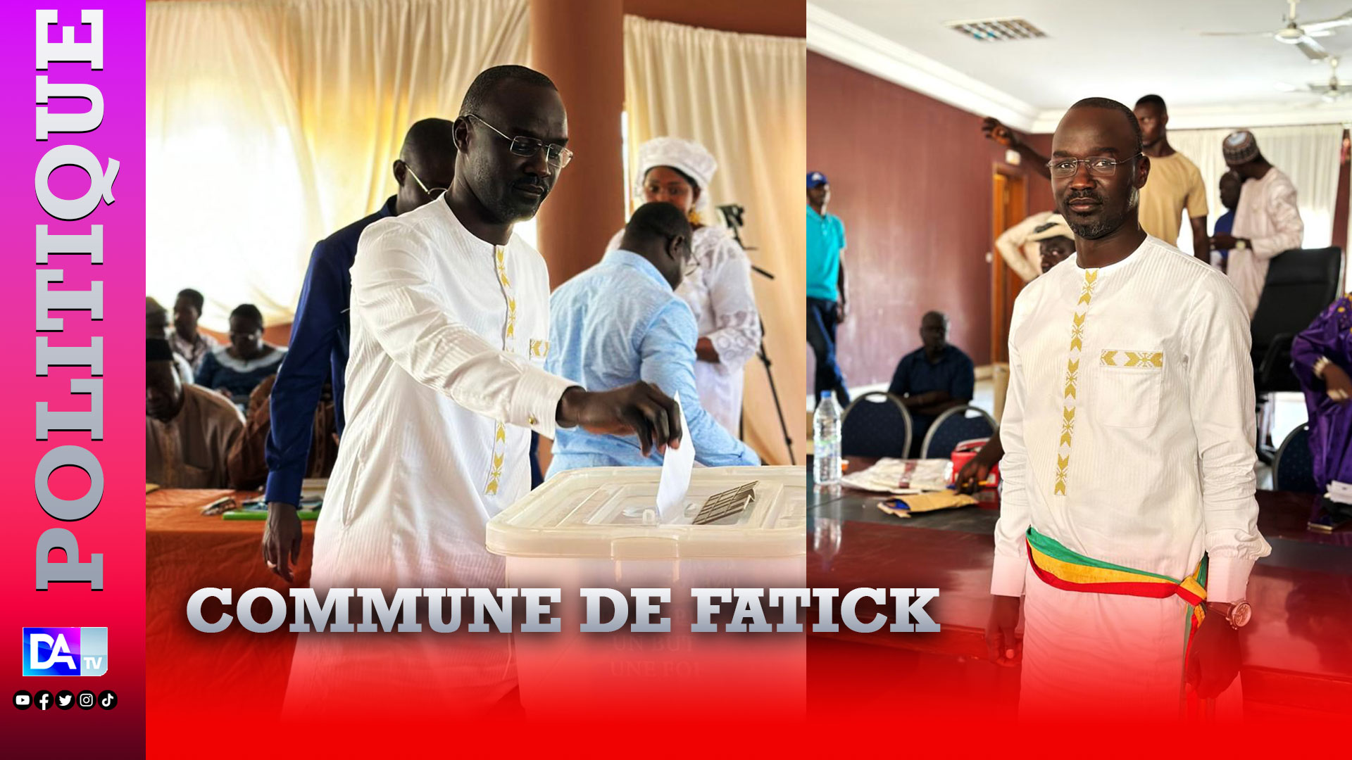 Renouvellement du bureau municipal de la commune de Fatick: Maïssa Mahécor Diouf élu deuxième adjoint au maire.