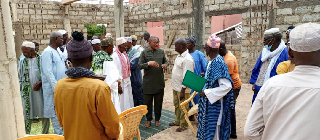 Kédougou / Religion : Ousmane Sylla, DG DDD accompagne la construction de la mosquée de Pasteur Butler
