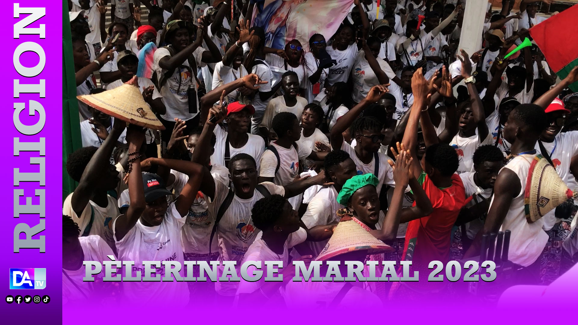 135 éditions Pèlerinage mariales 2023 : les marcheurs arrivent à Popenguine dans la joie