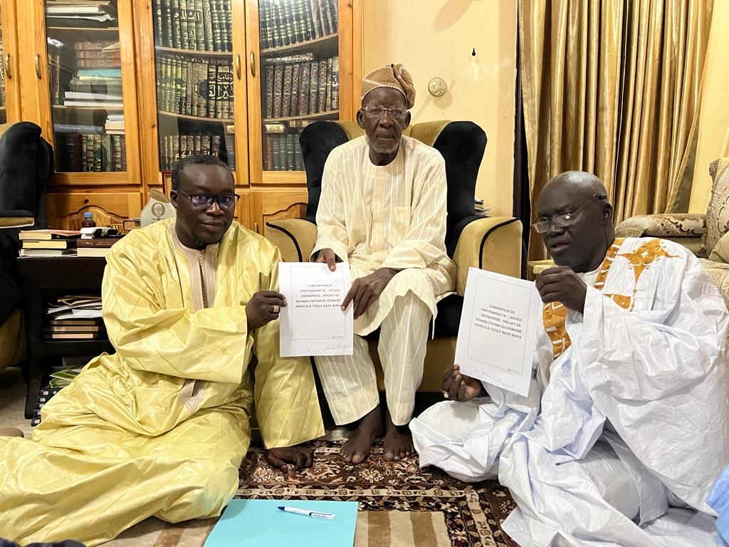 DIRECTION DE L’EMPLOI - Convention de partenariat avec le projet de réhabilitation du domaine agricole Toole Baye Niass : 150 emplois créés 