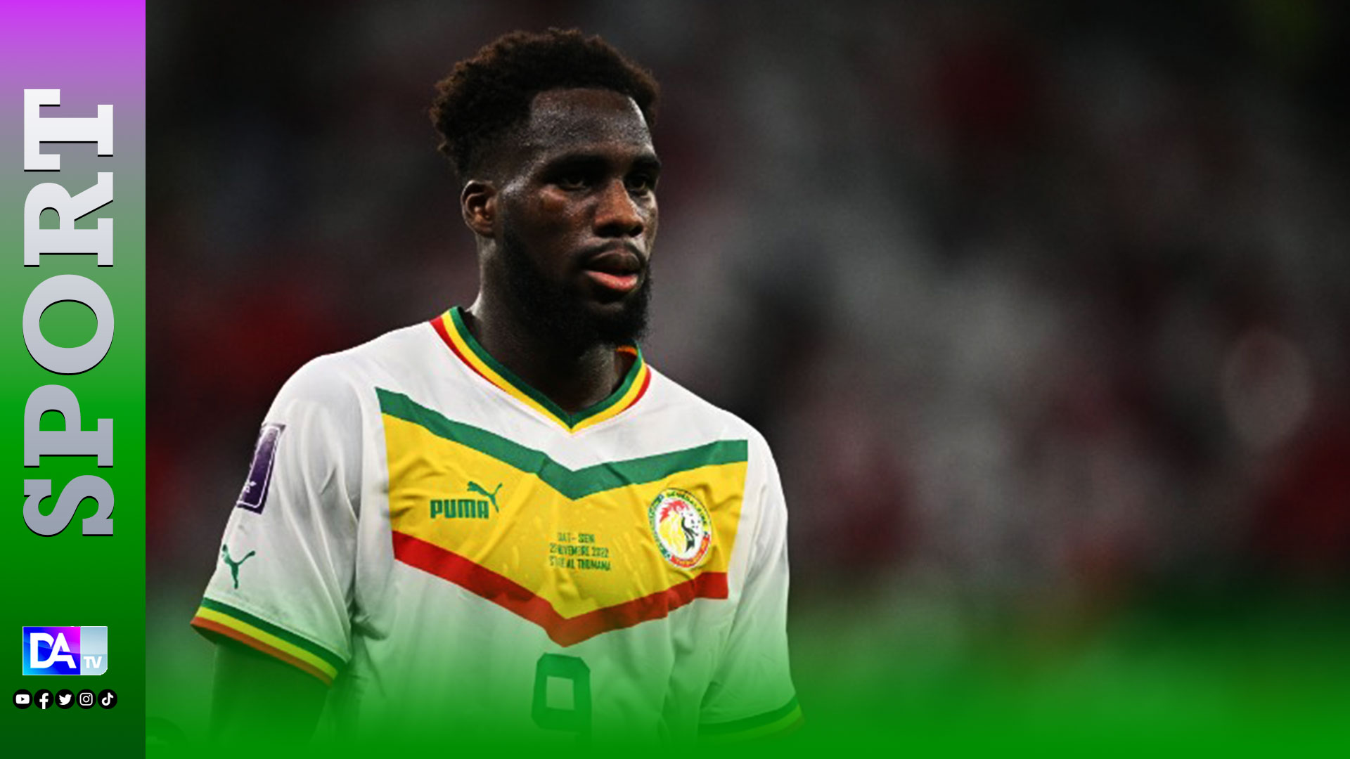 Football : Boulaye Dia opéré du genou et forfait contre le Bénin et le Brésil