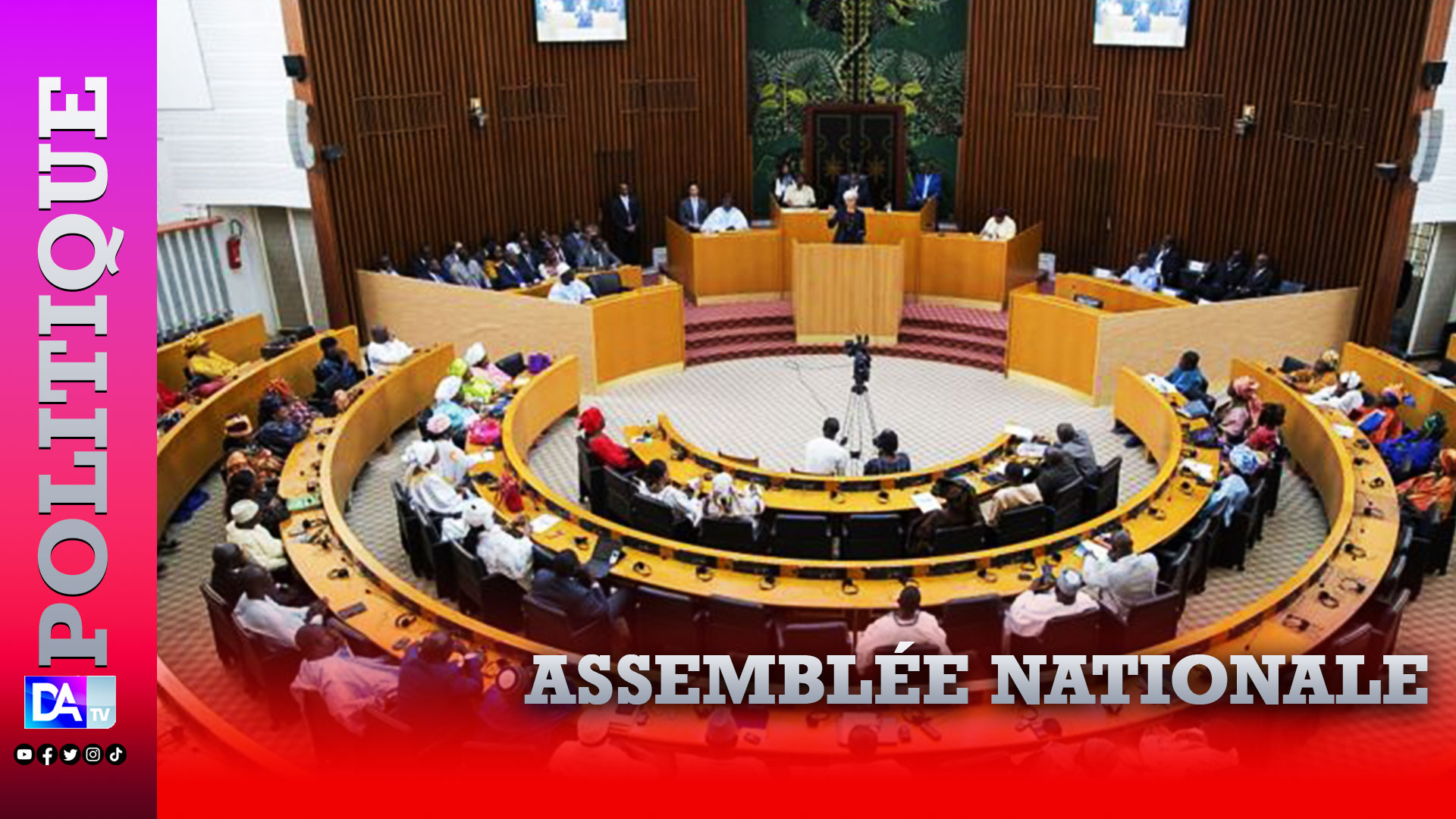 Assemblé nationale : Les députés sont convoqués en plénière jeudi et vendredi