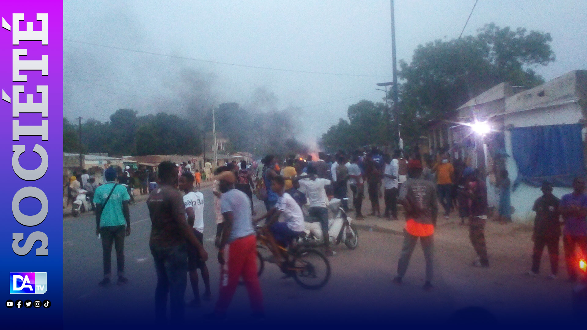 KOLDA : des échauffourées entre manifestants et forces de l'ordre suite à la condamnation de Ousmane Sonko...