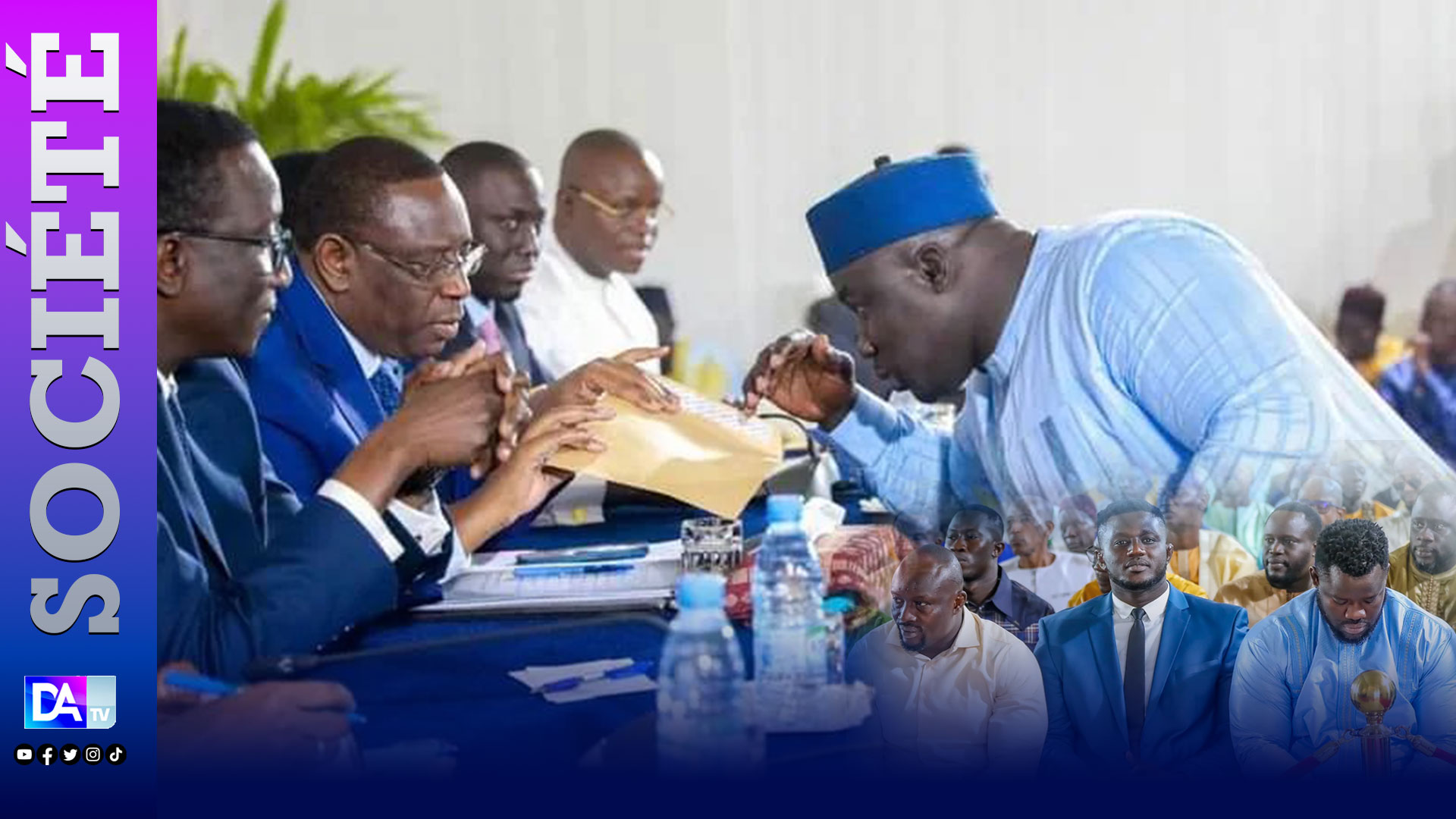 Gris Bordeaux et les lutteurs interpellent le président Macky Sall sur le 3ème mandat et l’invite à préserver la stabilité du pays…