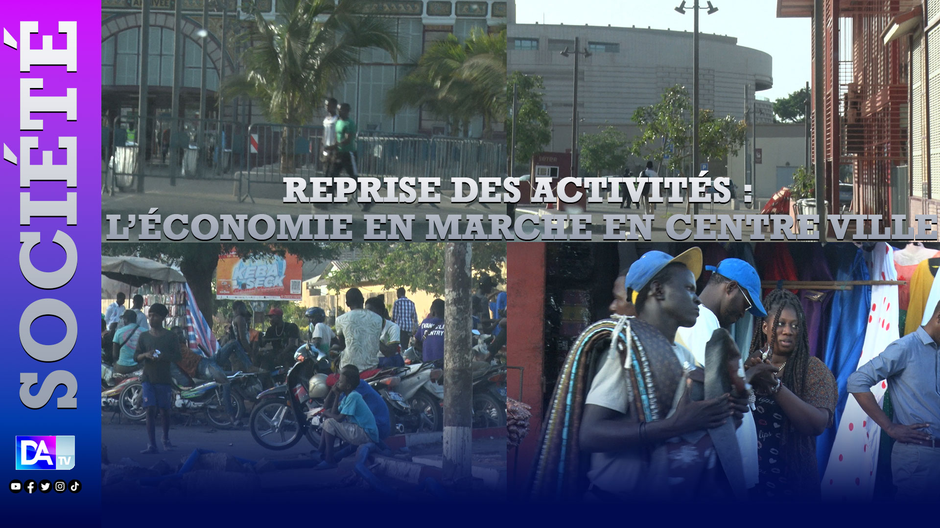 Reprise des activités : l’économie en marche en centre ville, les marchés Colobane et HLM ainsi que le TER fonctionnels...