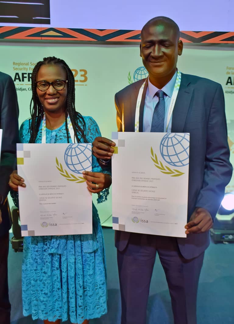 Forum de l'AISS à Abidjan : La Caisse de sécurité sociale et l'IPRES remportent 5 grands prix...