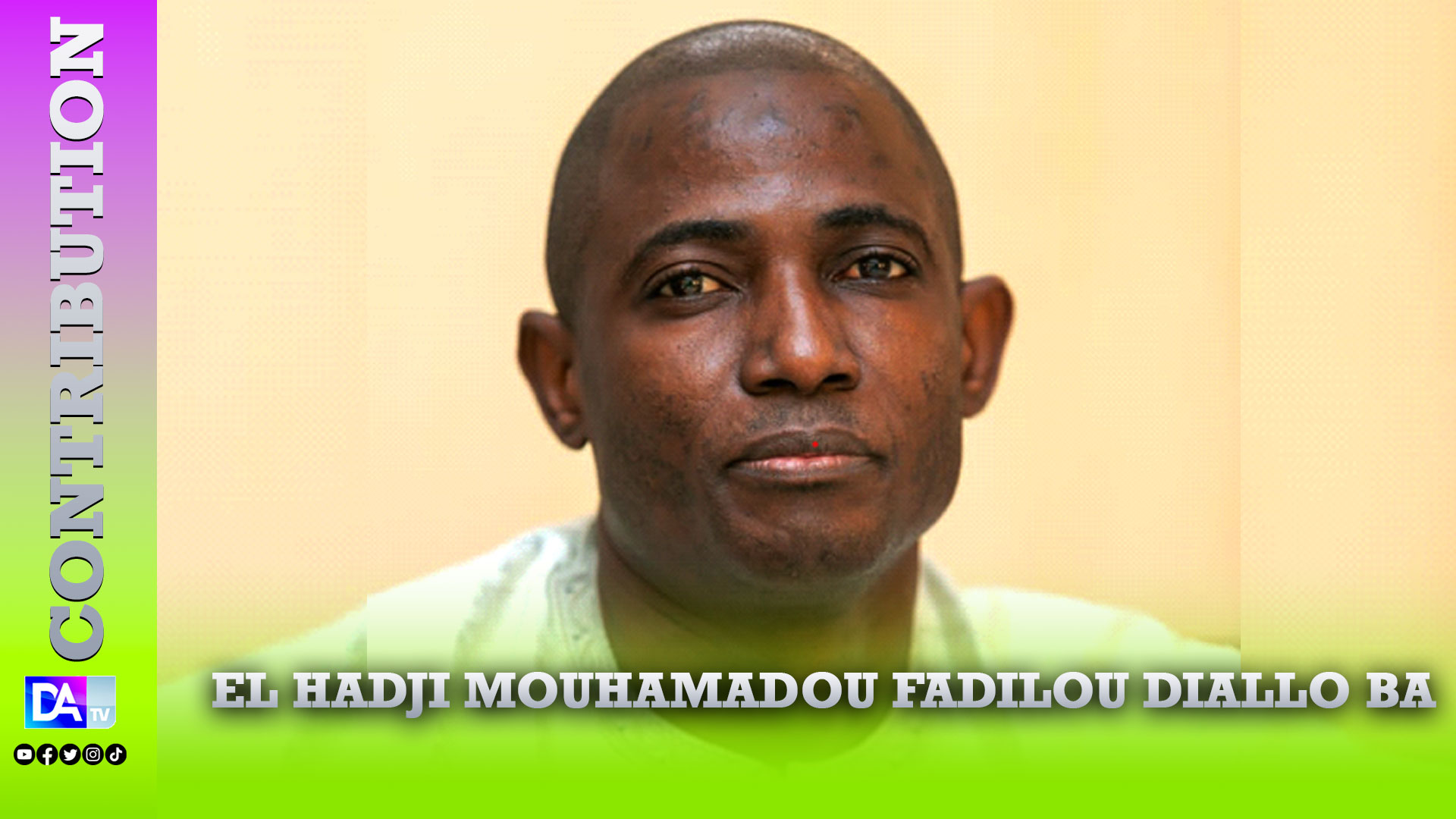 Exercer votre liberté d’expression et laisser les autres exercer leur liberté de non expression : surtout en ce moment précis où la parole n’est plus neutre mais dénaturée. ( par El Hadji Mouhamadou Fadilou Diallo BA )