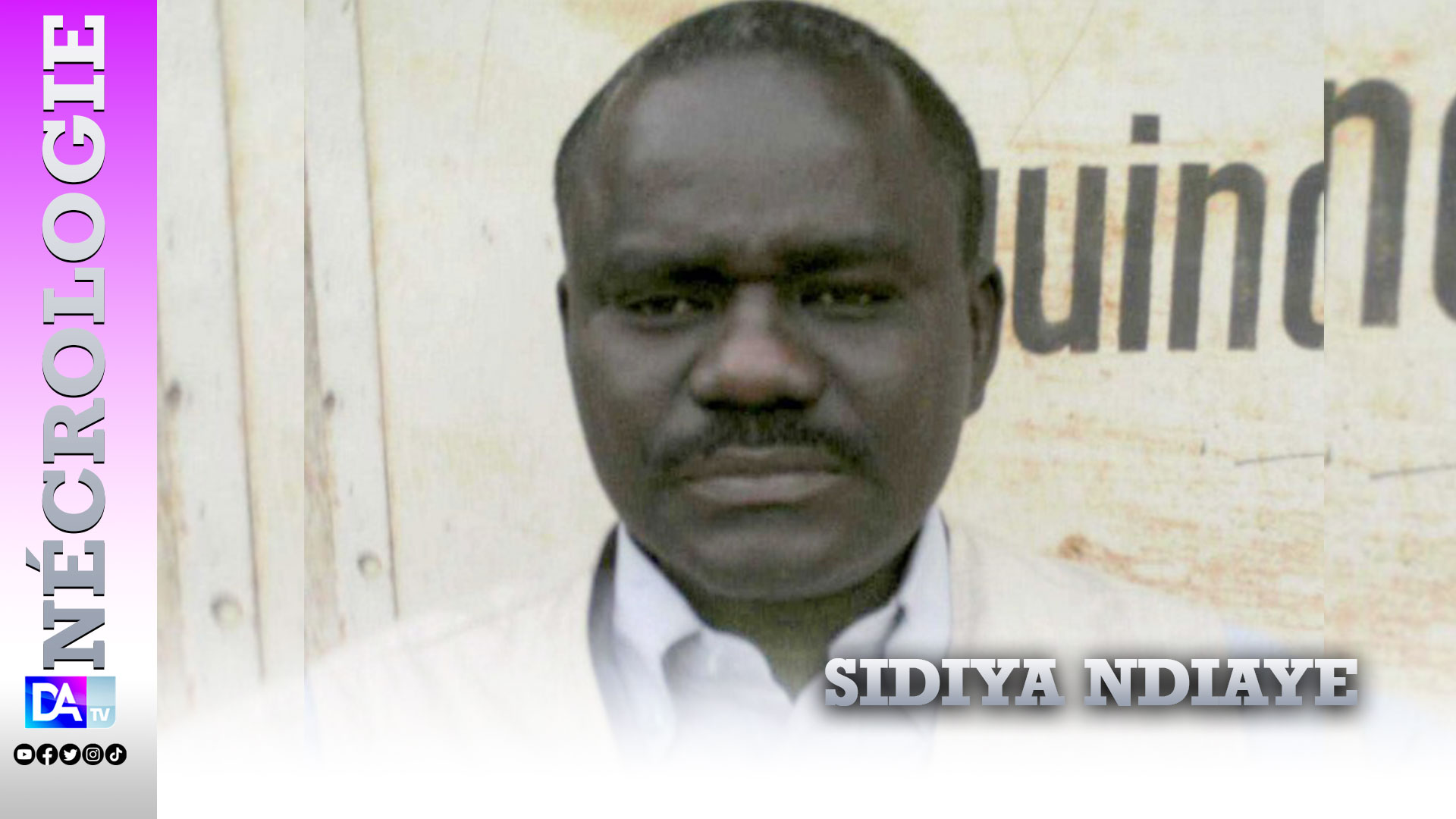 Nécrologie : Sidiya Ndiaye n’est plus!