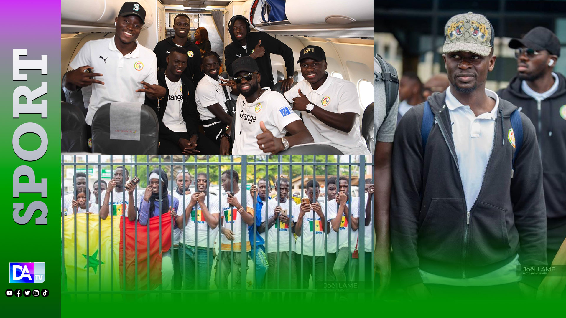 Bénin vs Sénégal :  Les Lions sont arrivés à Cotonou ce vendredi…
