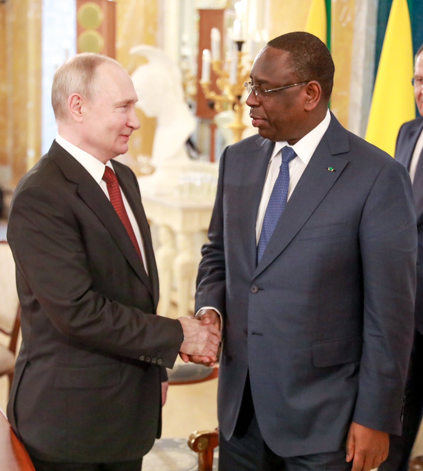 Mission de médiation en Russie / Le président Macky Sall à Vladimir Poutine : "Nous avons été hier à Kiev, avons écouté le président Ukrainien, j'ai noté que le dialogue n'était pas exclu".