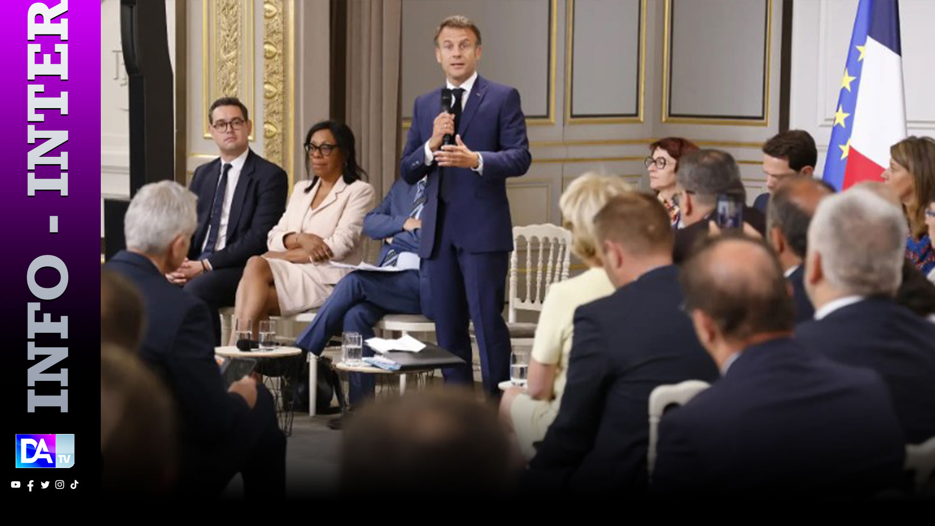 Emeutes en France: Macron annonce une loi d'urgence pour accélérer la reconstruction (participant)
