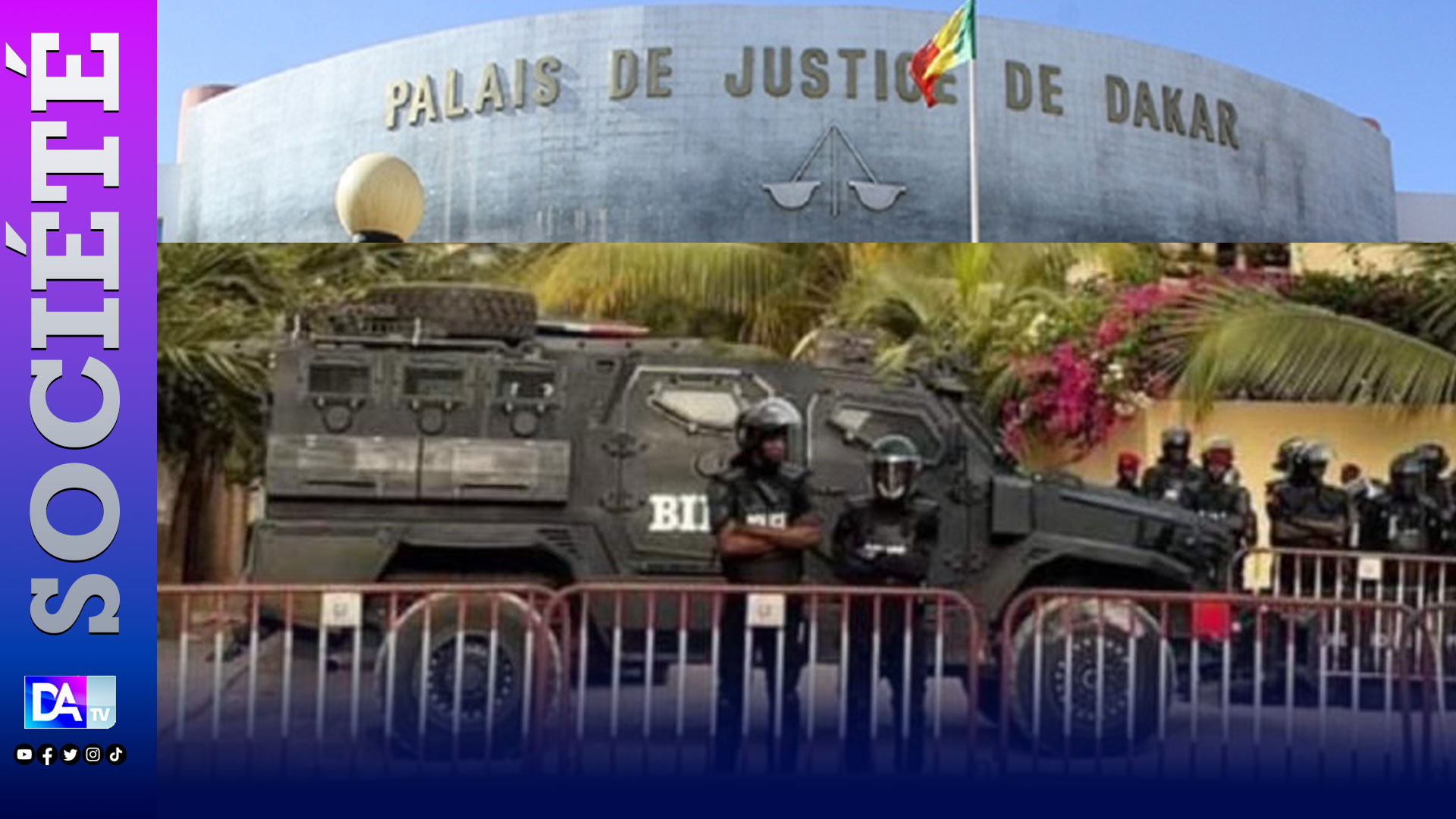 Tribunal : Les 15 jeunes arrêtés le 25 juin sont envoyés en prison