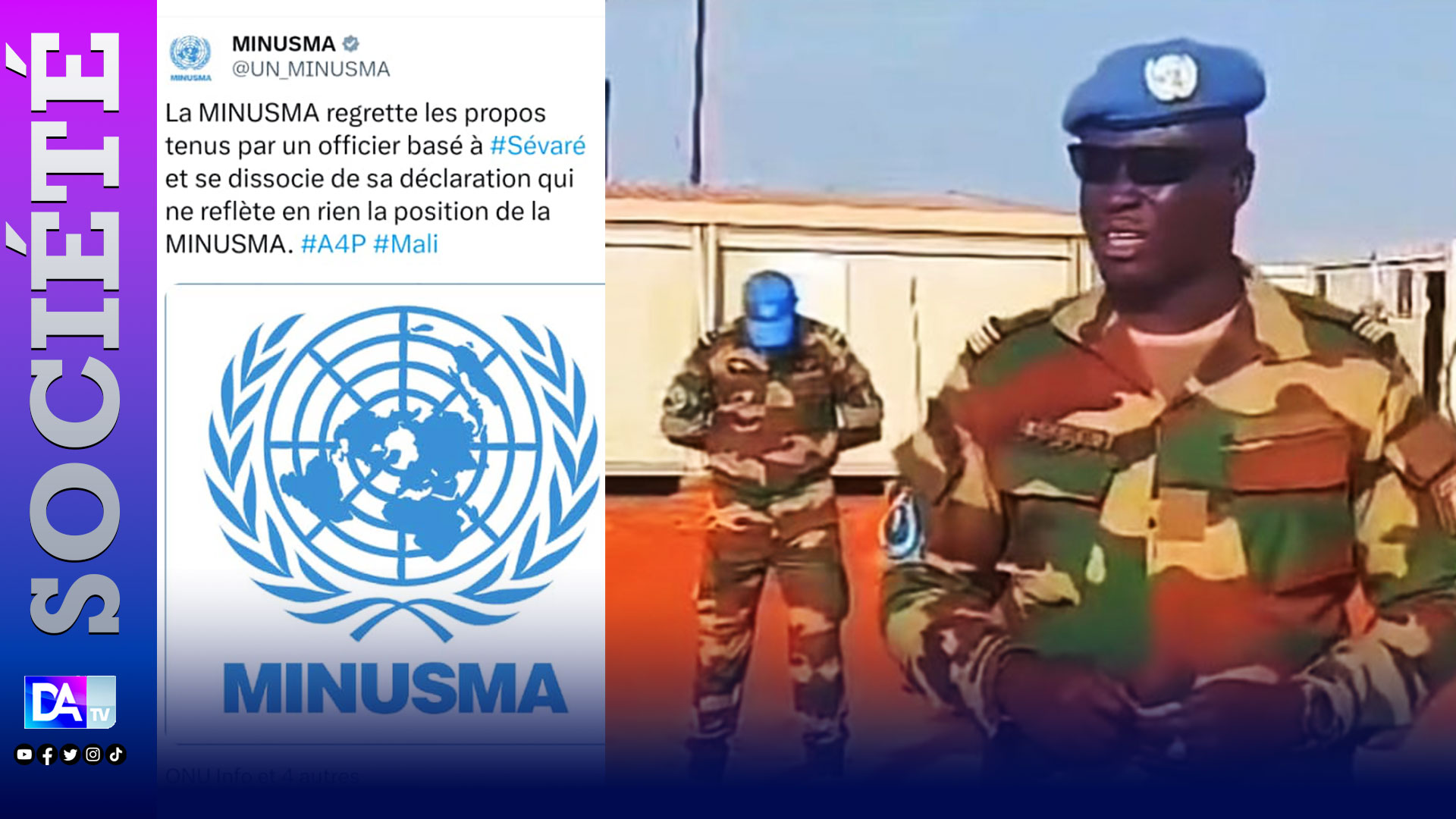 Retrait de la Minusma: un officier sénégalais dénonce des difficultés et se fait recadrer par l’organisation onusienne.