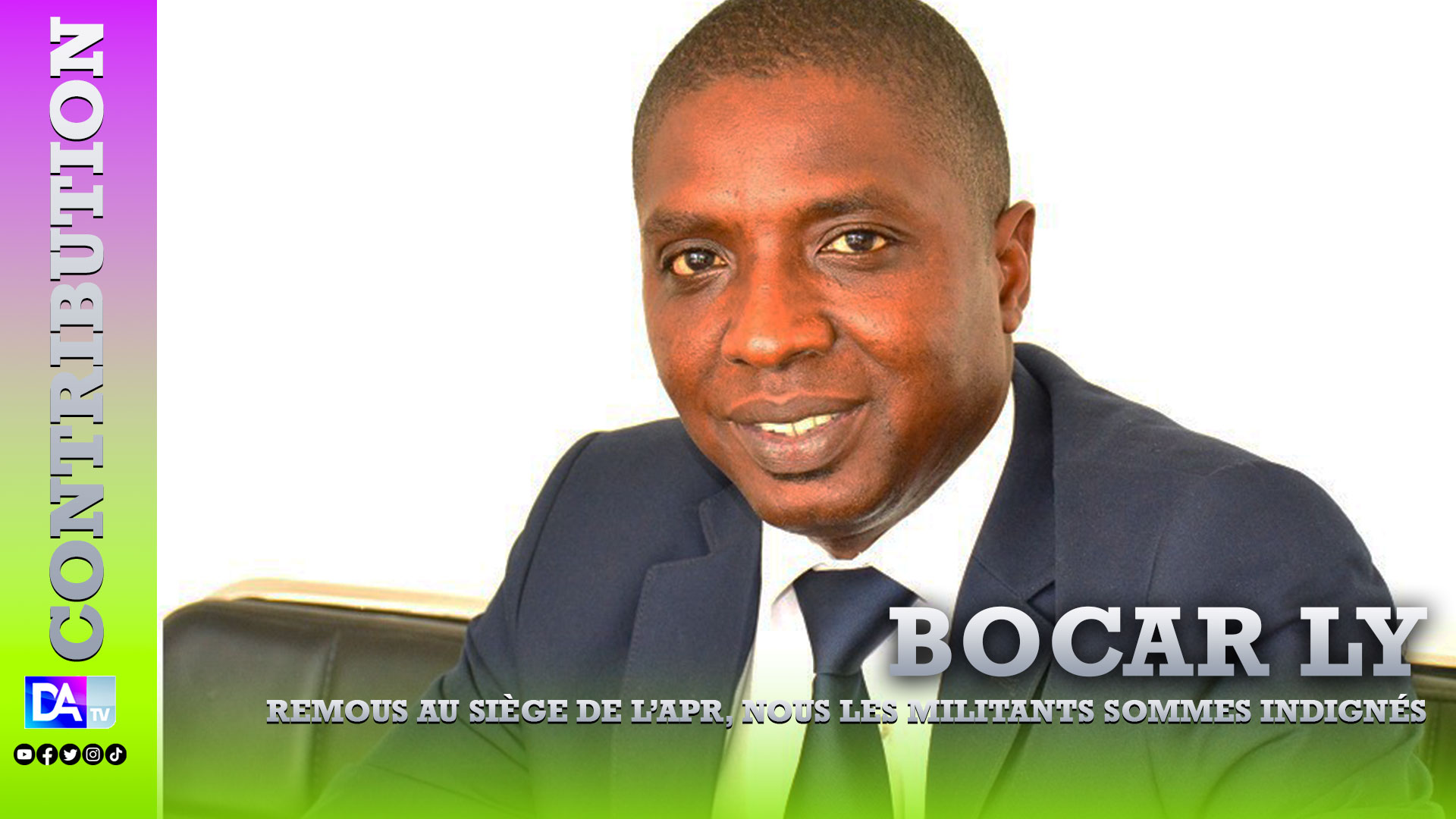 Remous au siège de l’APR, nous les militants sommes indignés Par Bocar LY