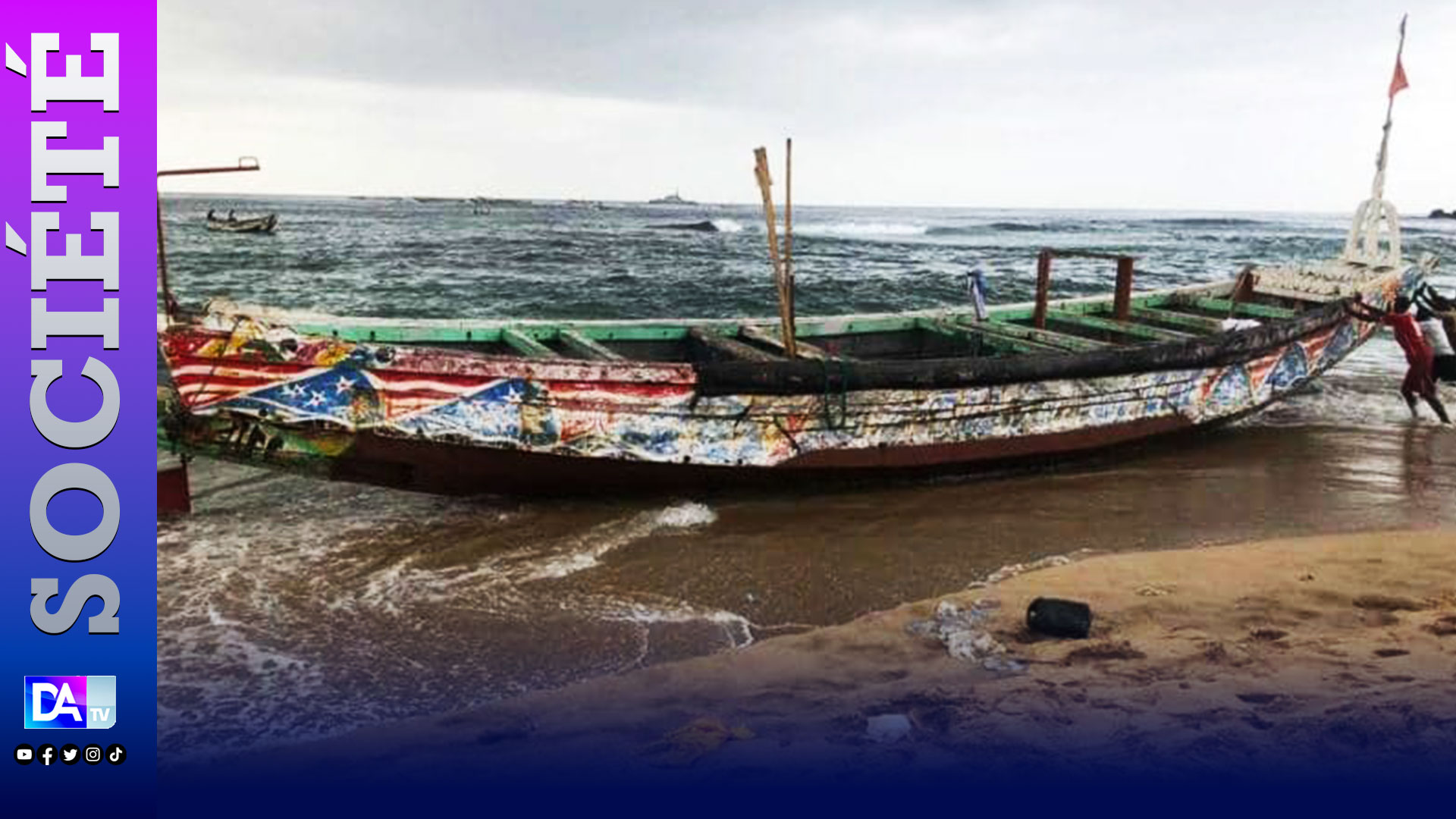 Émigration clandestine /14 morts repêchés à la plage de Ouakam : Voici la pirogue qui convoyait les candidats