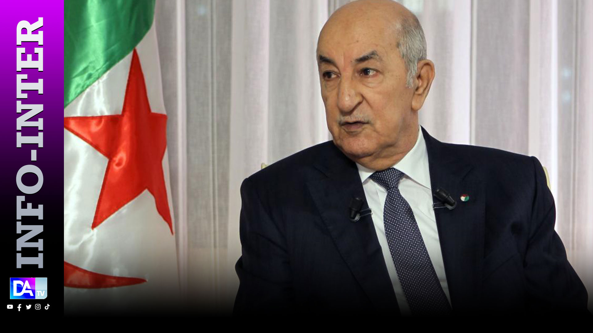 Niger: l'intervention militaire, "une menace pour l'Algérie" (président Tebboune)