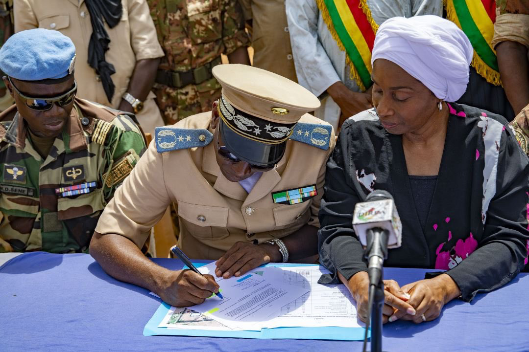 Mali : la MINUSMA avec ses 150 casques bleus sénégalais, s’est retirée d'Ogossagou après sa remise aux autorités maliennes