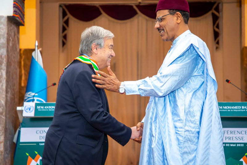Coup d’État au Niger : Le Secrétaire général de l'ONU , Antònio Guterres soutient les efforts de médiation de la CEDEAO