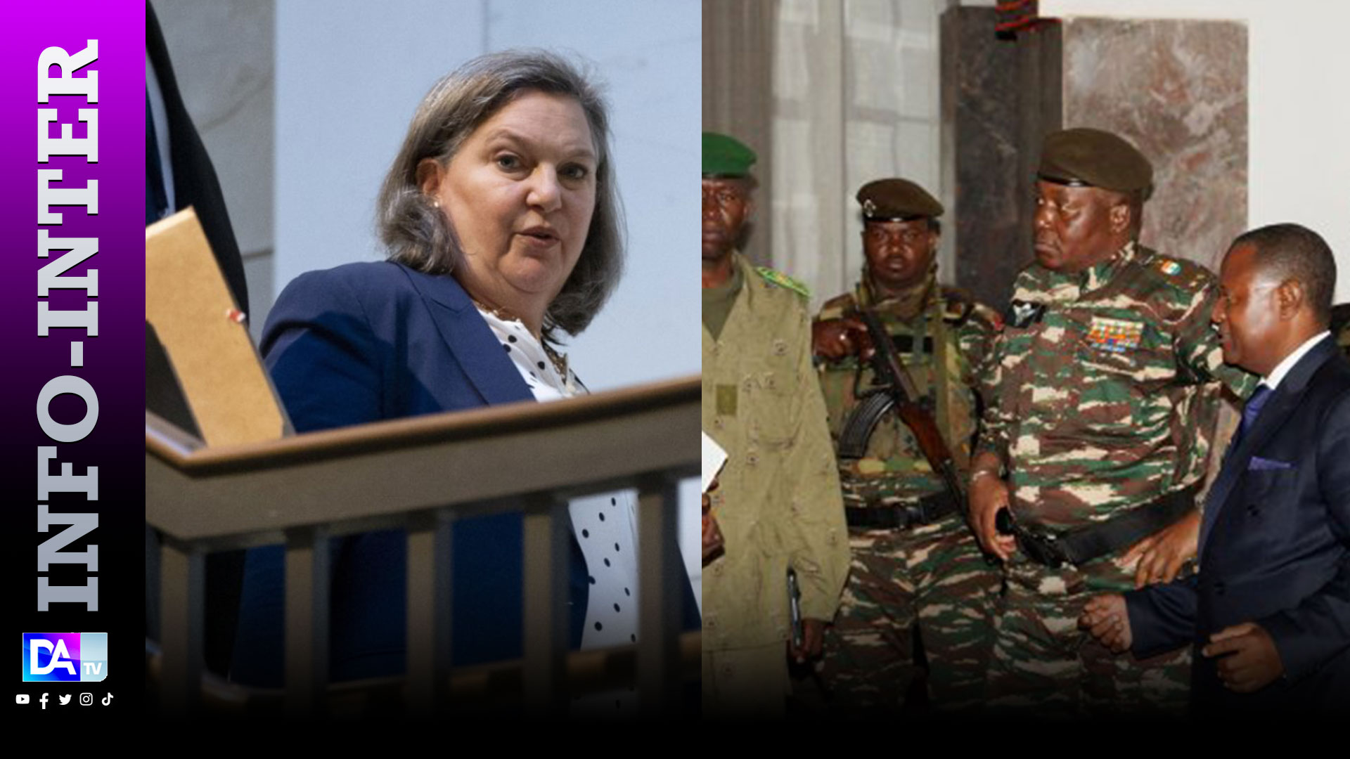 Niger: discussions "difficiles" entre une émissaire américaine et les auteurs du coup d'Etat