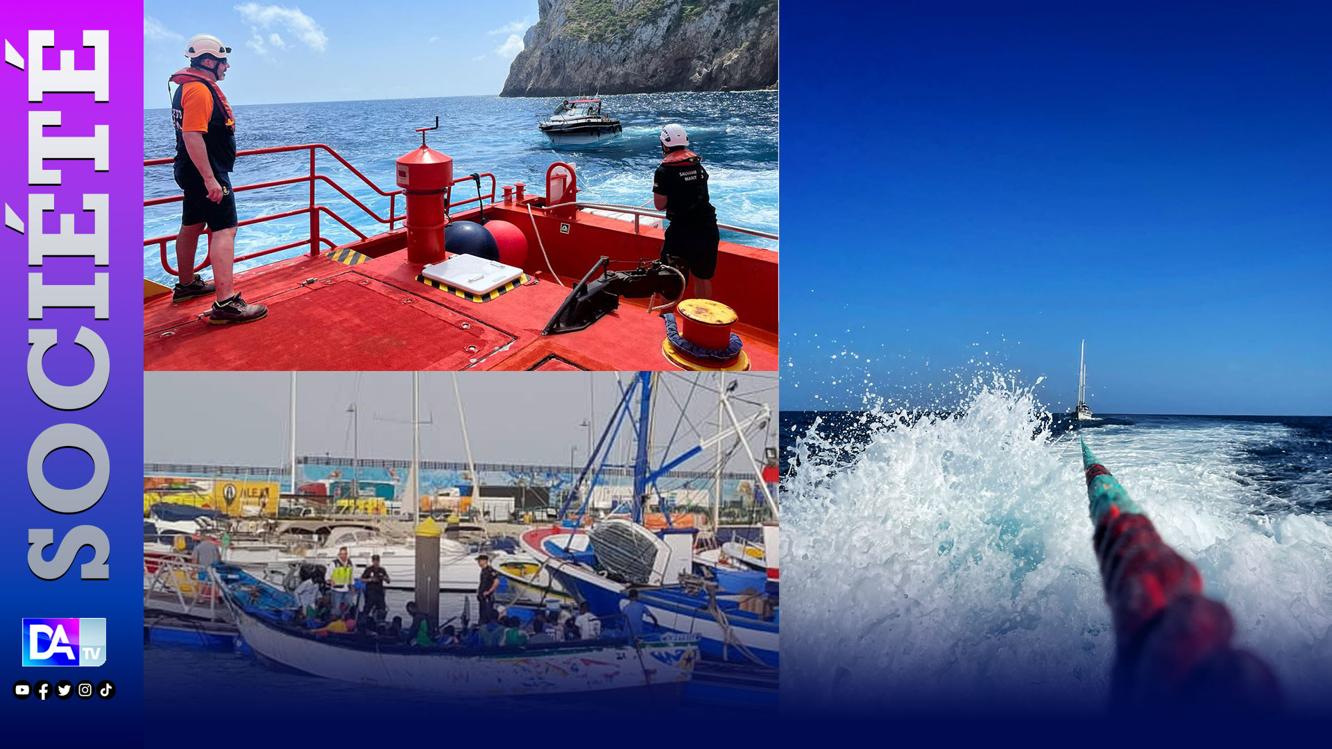 Îles Canaries: Plusieurs embarcations de migrants sub-sahariens, interceptées par la marine espagnole