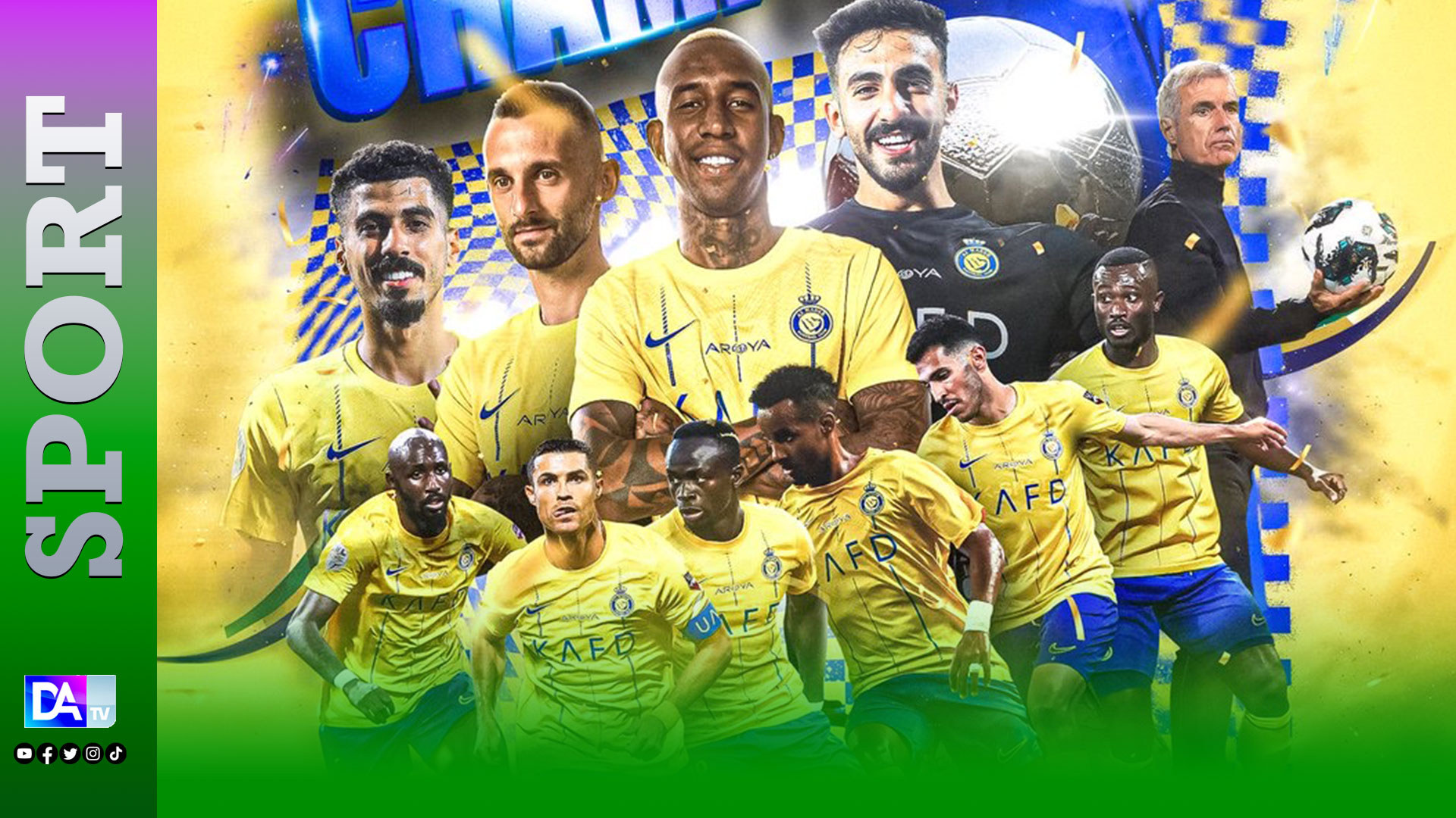 Coupe Arabe des club champions : Grâce à un doublé de Ronaldo Al Nassr de Sadio Mané remporte le King Salman Clubs Cup