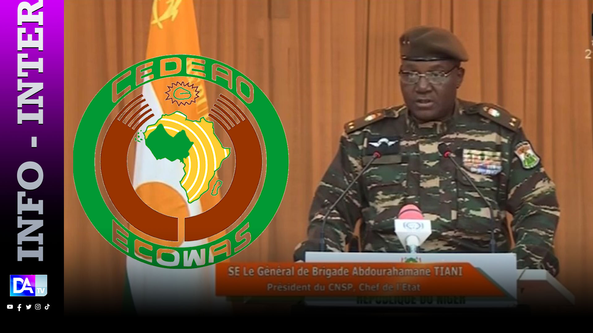 Général Tchiani, chef du régime militaire nigérien : « Il est aberrant, tragique d’aller en guerre contre nos frères d’armes aux côtés desquels nous nous sommes engagés hier pour sécuriser notre région… »