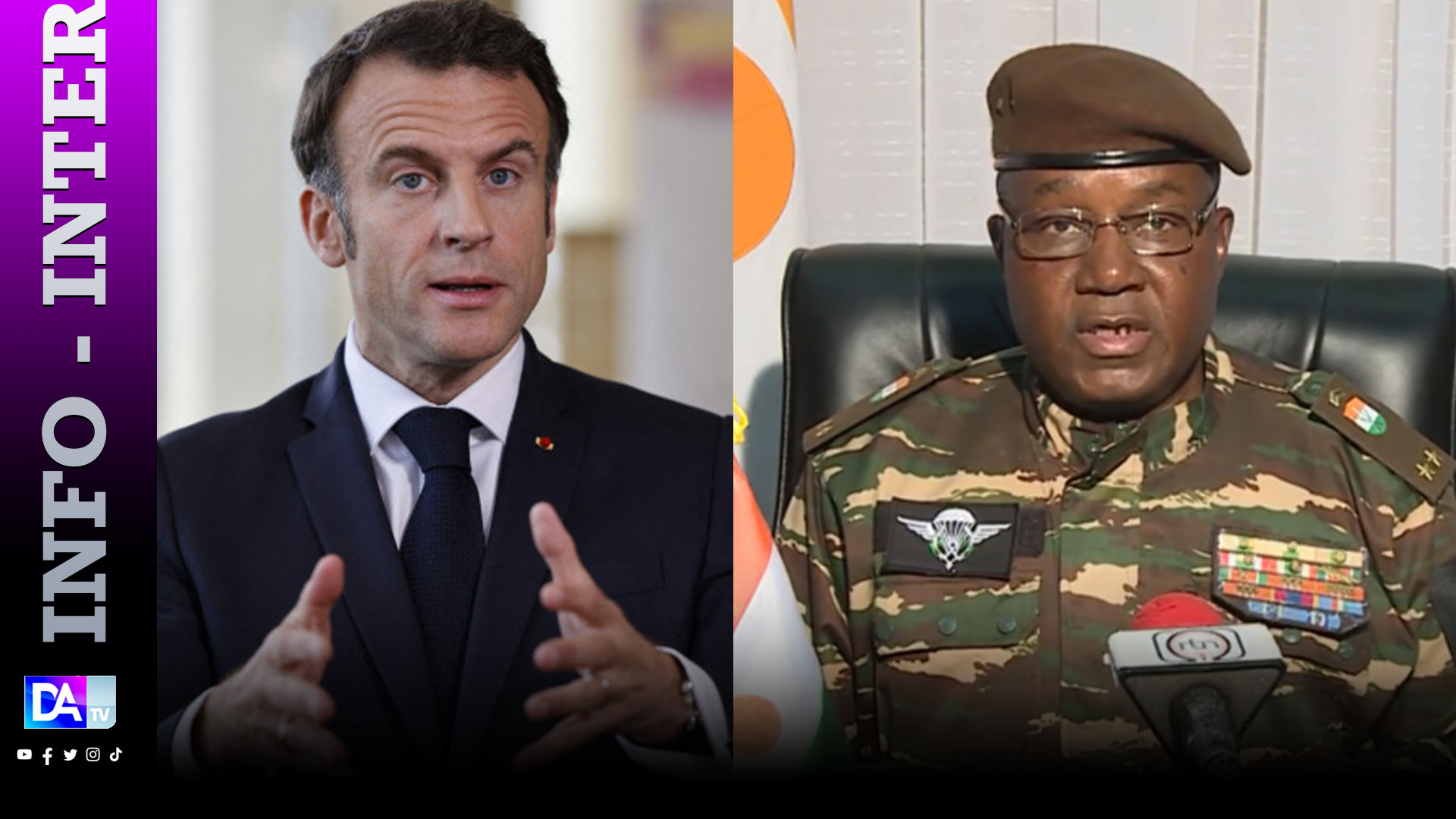 Tension politique au Niger : Emmanuel Macron tire sur les putschistes, défend Bazoum et maintient en poste de son ambassadeur