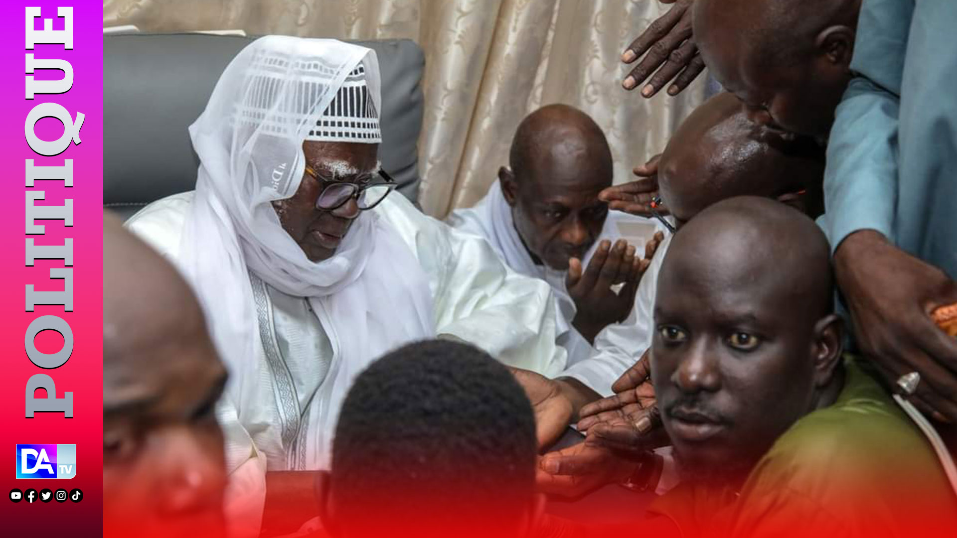 Touba : L’honorable député Thierno Alassane Sall en visite chez le Khalife général des mourides