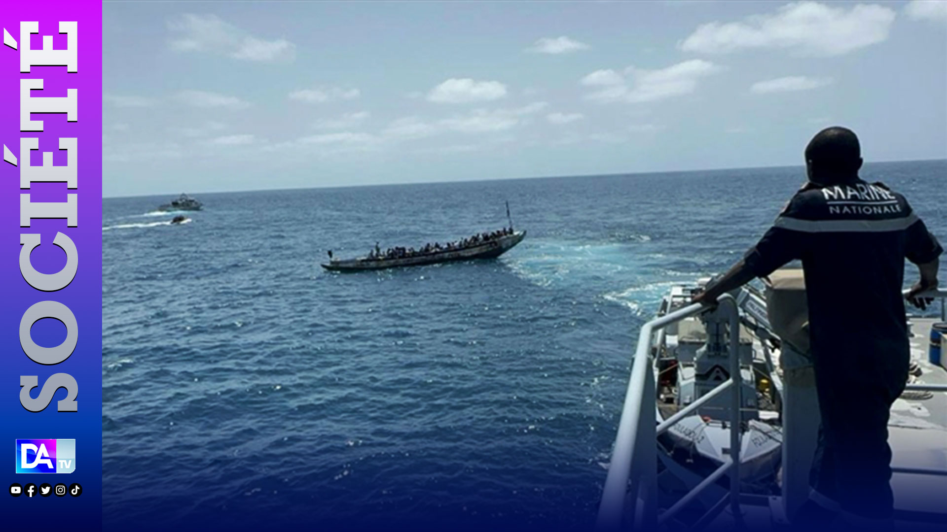 Migration clandestine : La marine a arraisonné 118 candidats ce jour aux larges de Saint-Louis