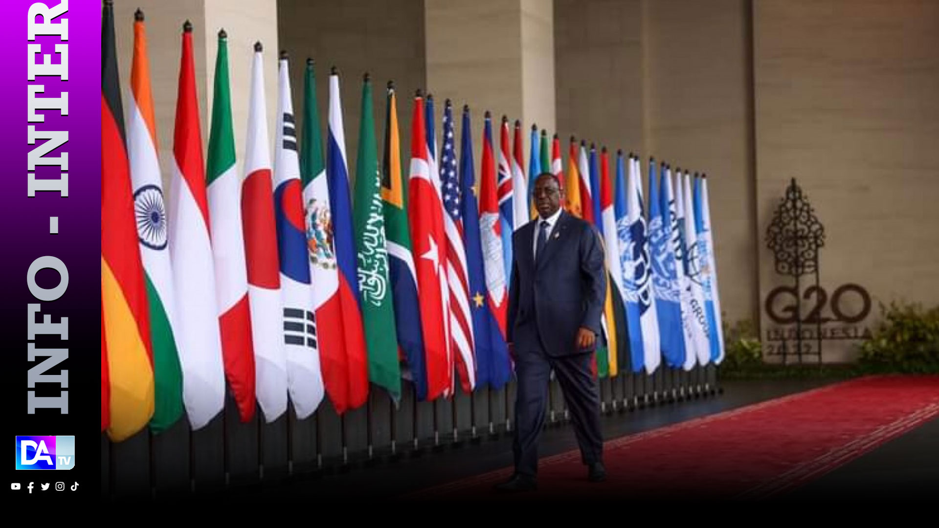 Admission l’UA comme membre du G20: Le gouvernement se réjouit d’une décision historique et salue le leadership du Président Macky Sall